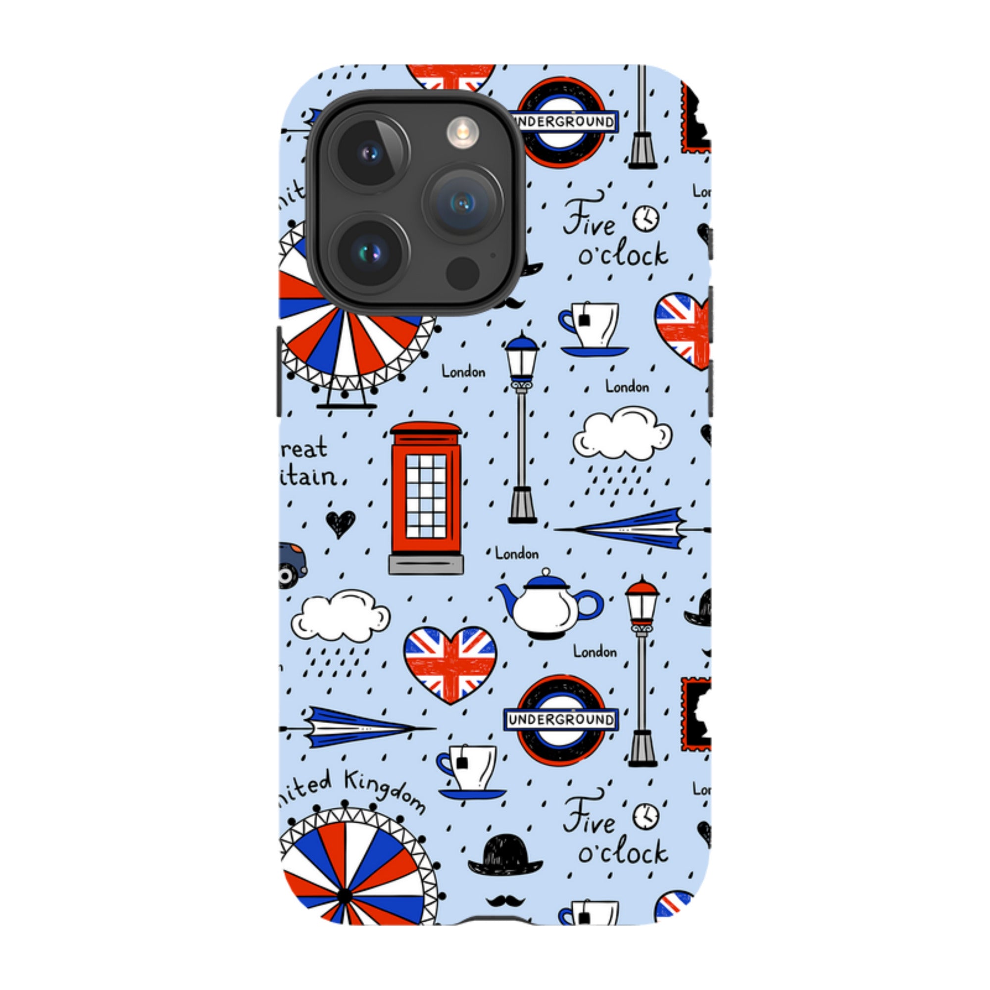 iPhone MagSafe Tough Case -  Blue London