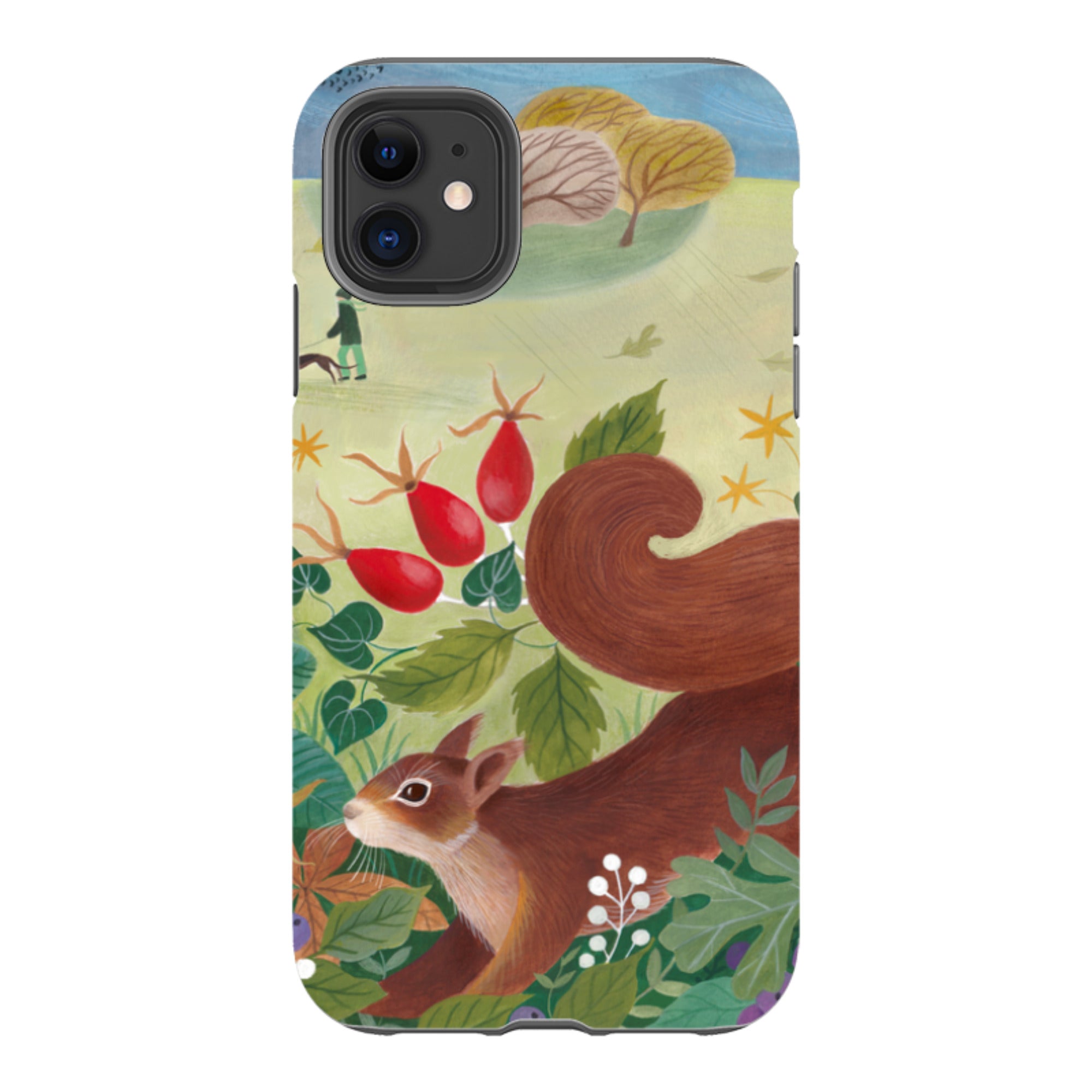 iPhone Tough Case - Autumn Squirrel By Bex Parkin