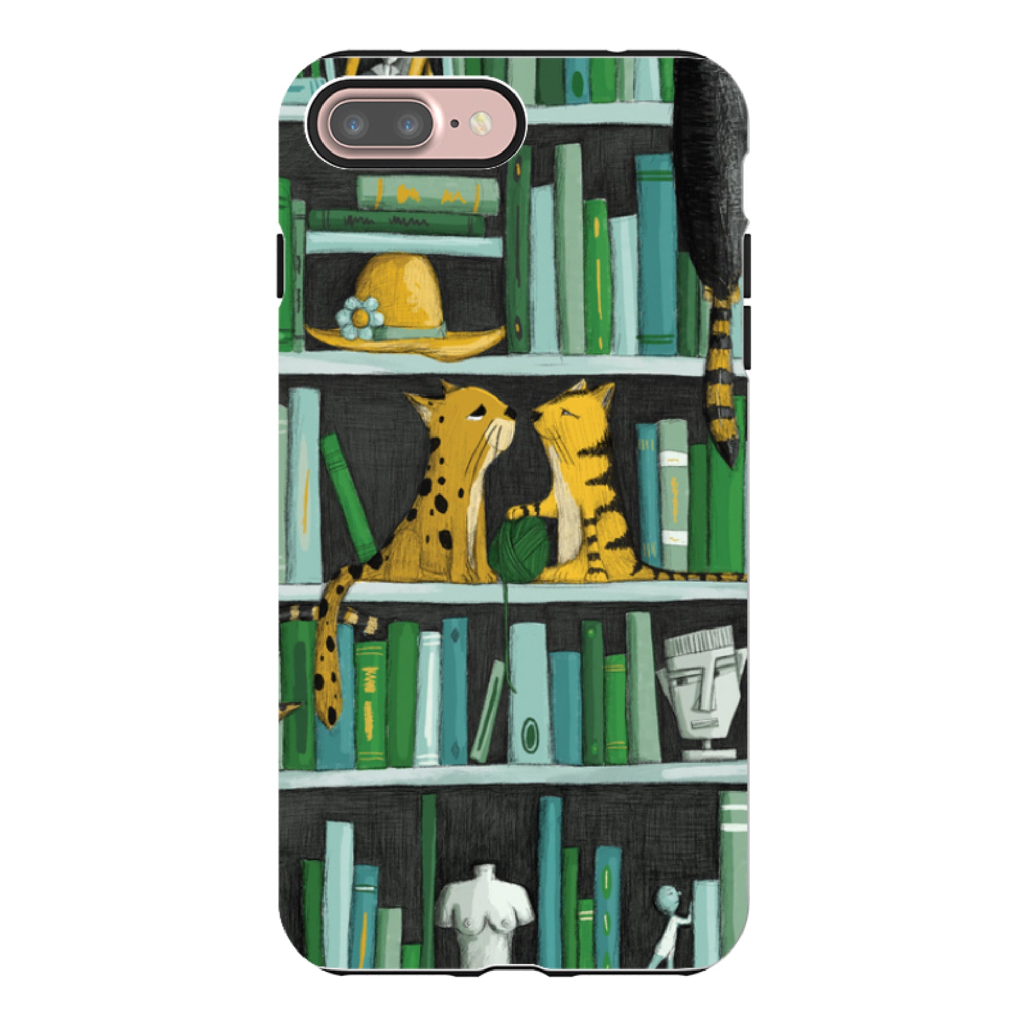iPhone Tough Case - Library Friends By Maja Lindberg