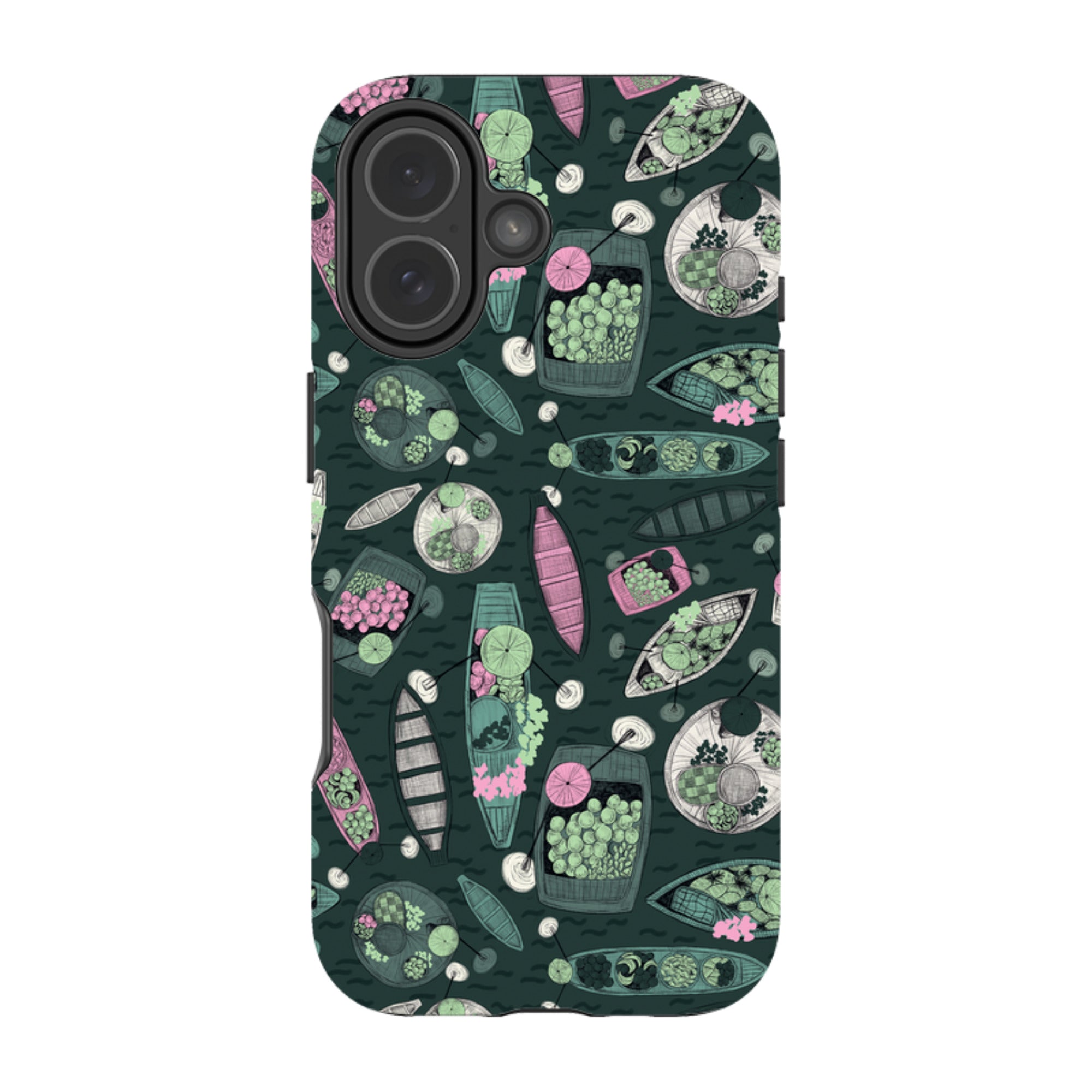 iPhone Tough Case - Floating Markets A By Jade Mosinski