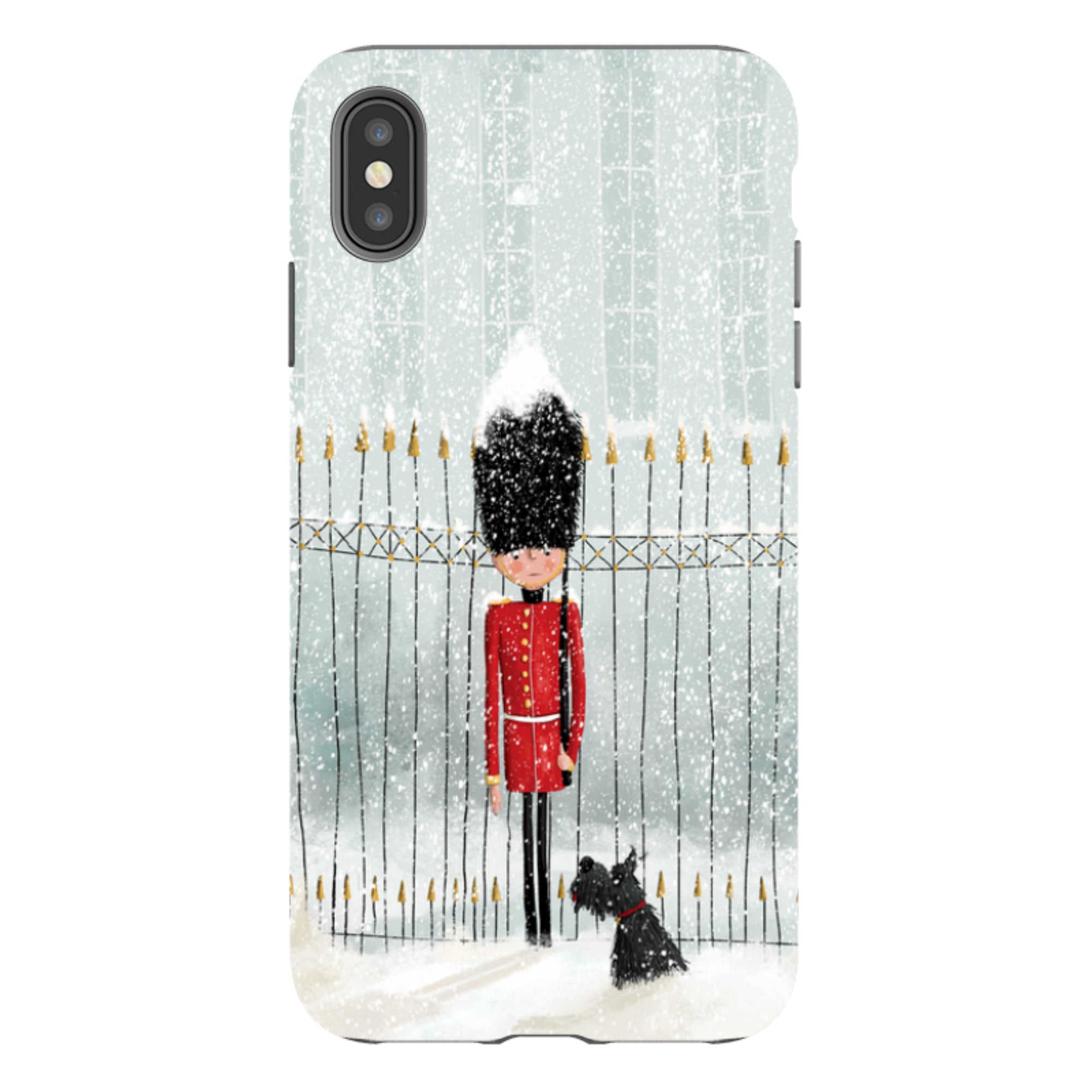 iPhone Tough Case - London In Snow By Maja Lindberg