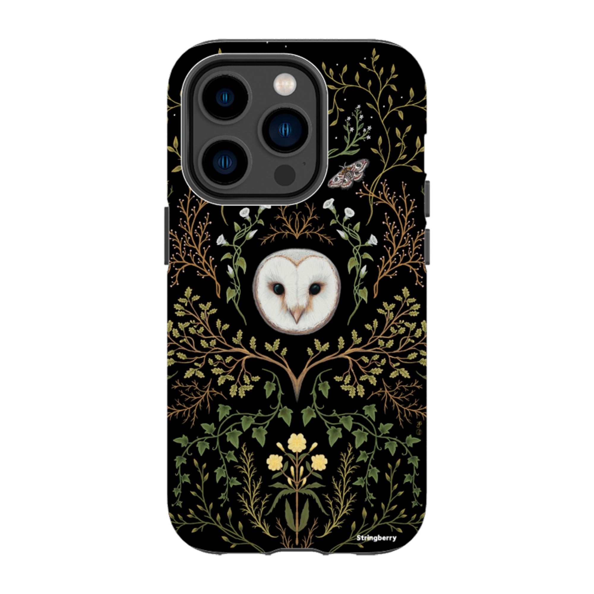 iPhone Tough Case - Owl Pattern By Anna Stead