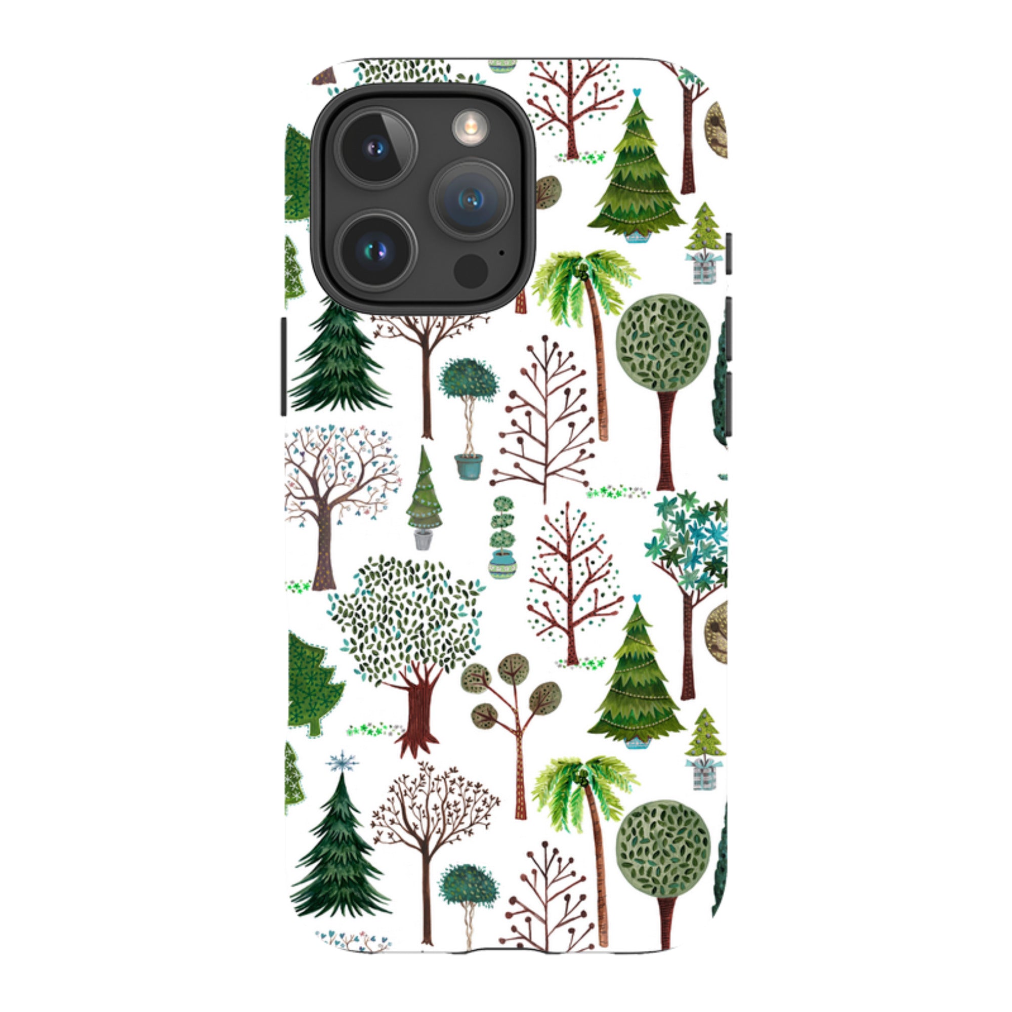 iPhone MagSafe Tough Case -  Xmas Trees By Caroline Bonne Muller