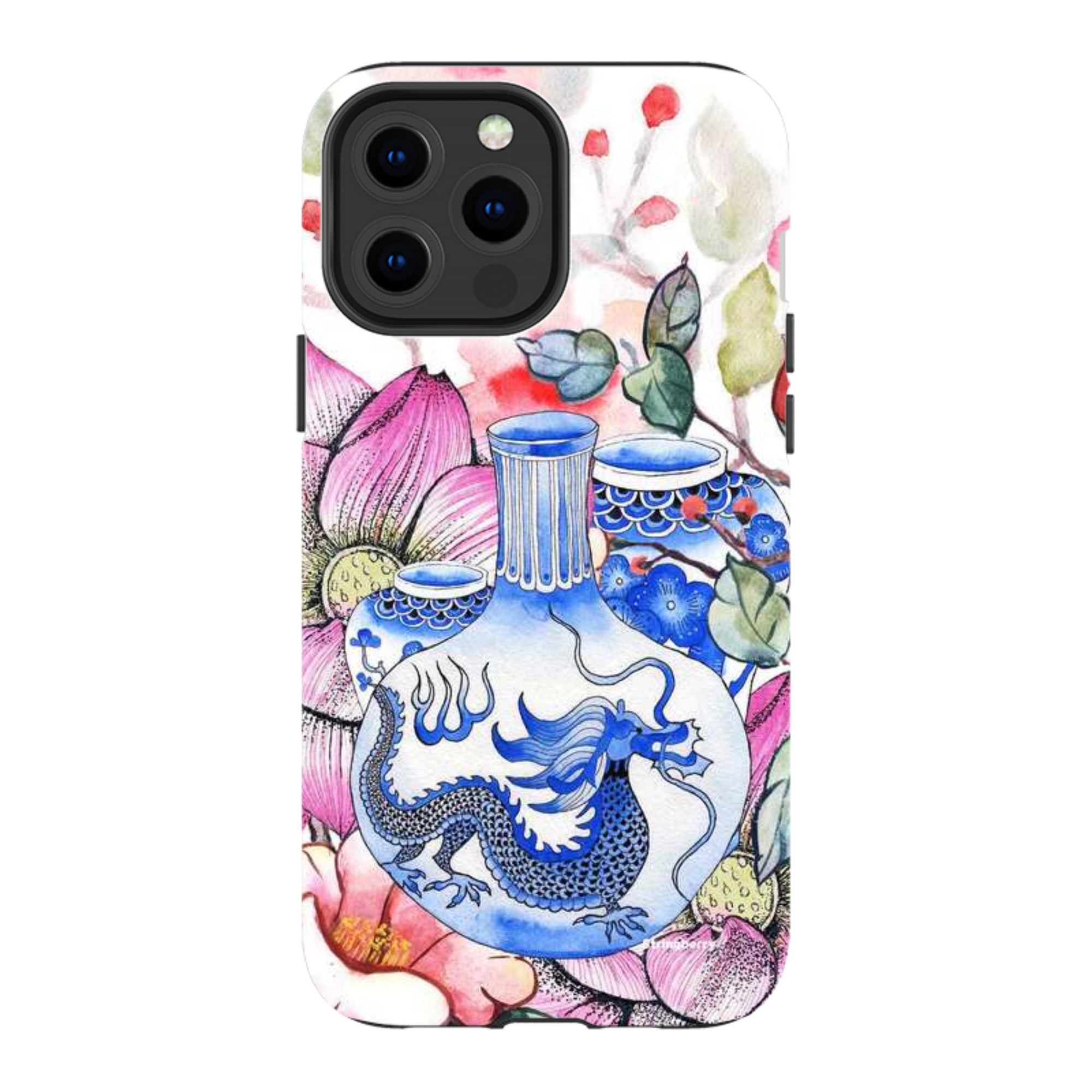 iPhone Tough Case - Dragon Vase
