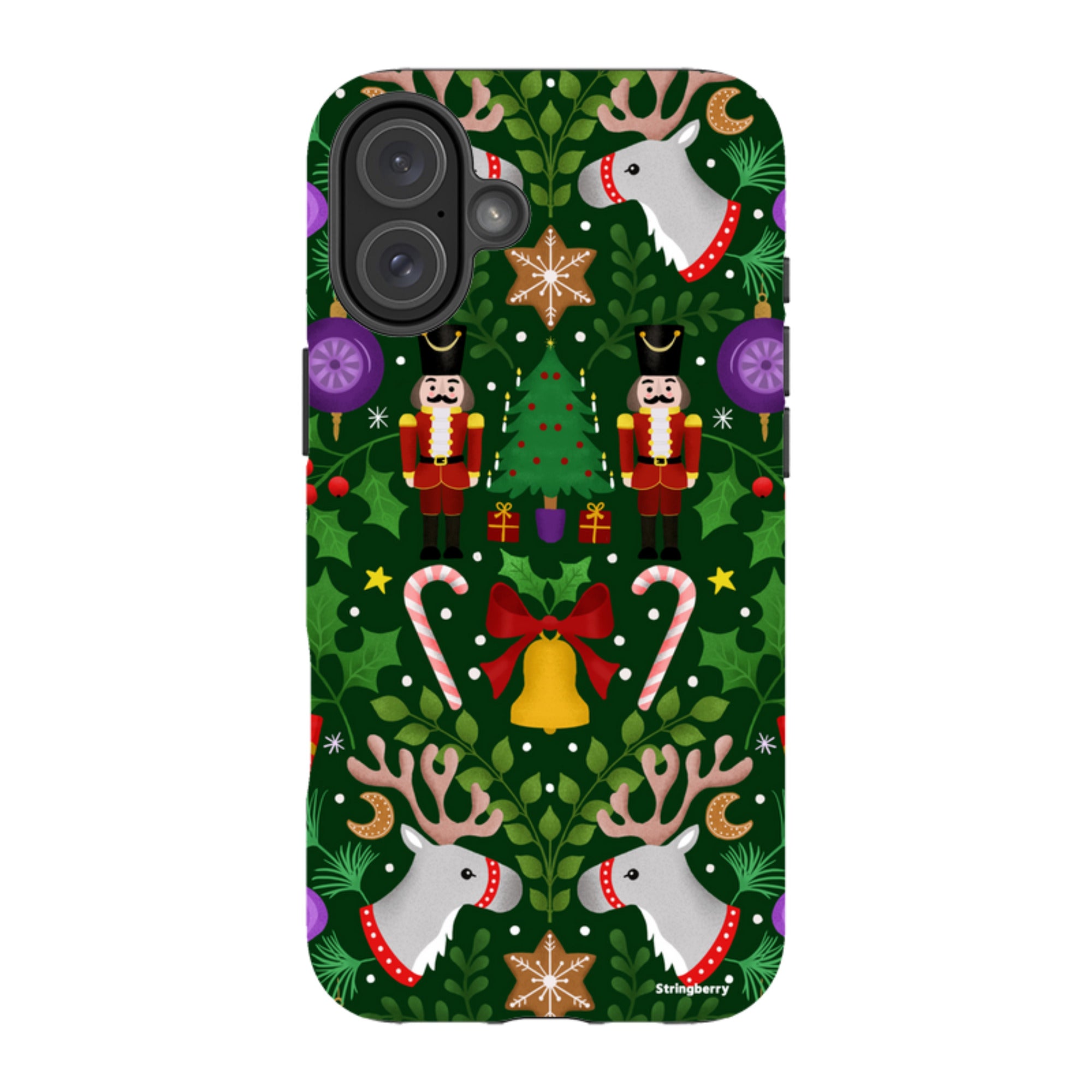 iPhone MagSafe Tough Case - Xmas Pattern I By Bex Parkin