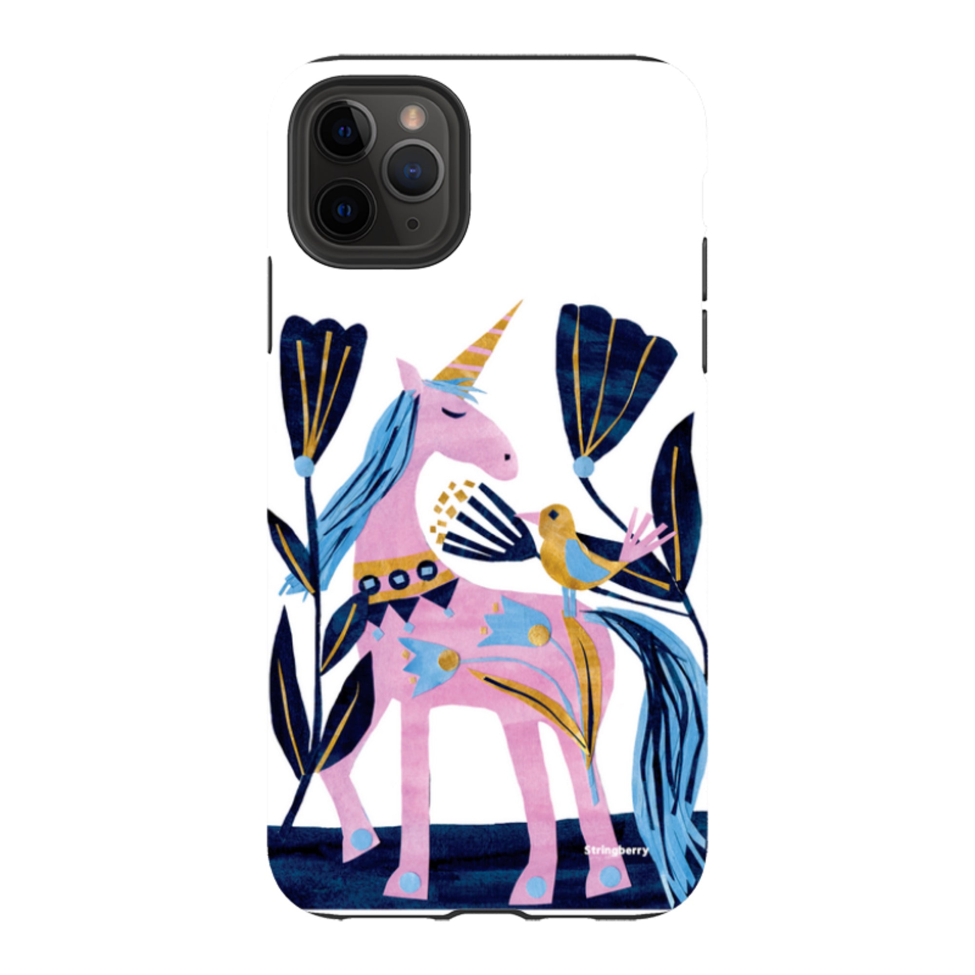 iPhone Tough Case - Lilac Unicorn By Tracey English