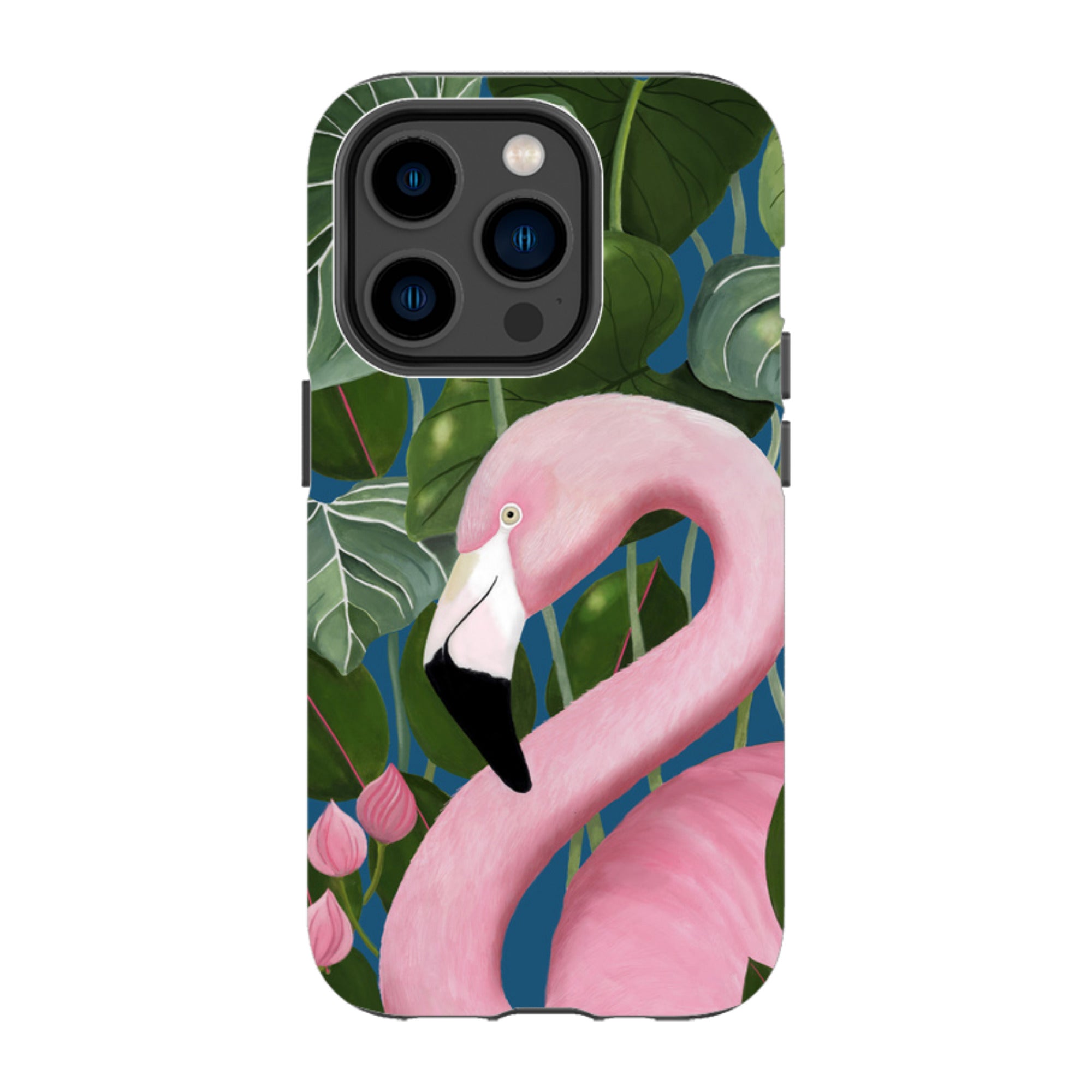 iPhone Tough Case - Flamingo By Bex Parkin