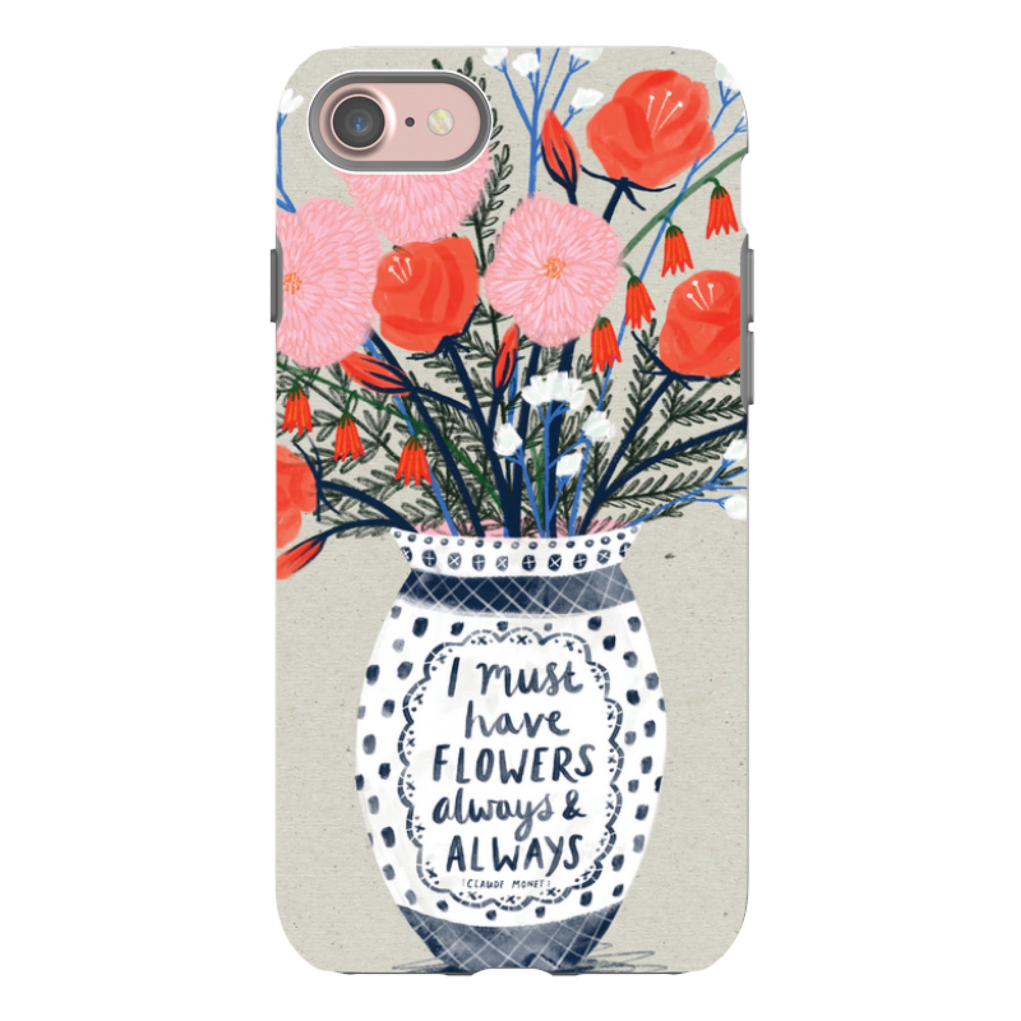 iPhone Tough Case - Flowers Always By Lee Foster Wilson