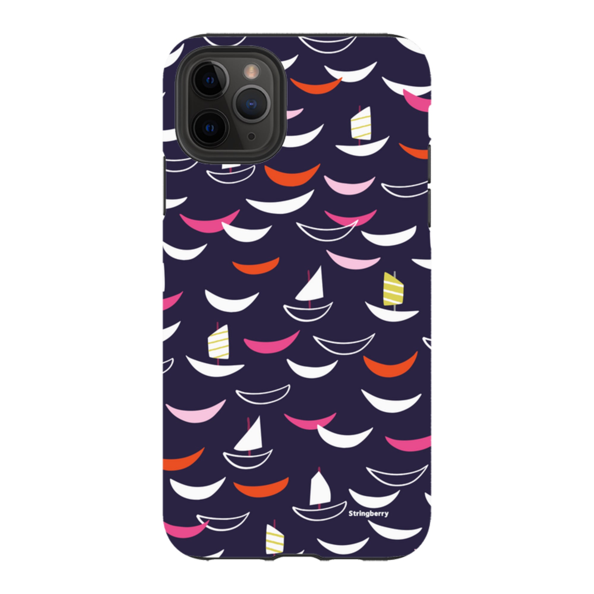 iPhone Tough Case - Little Boats By Ali Brookes