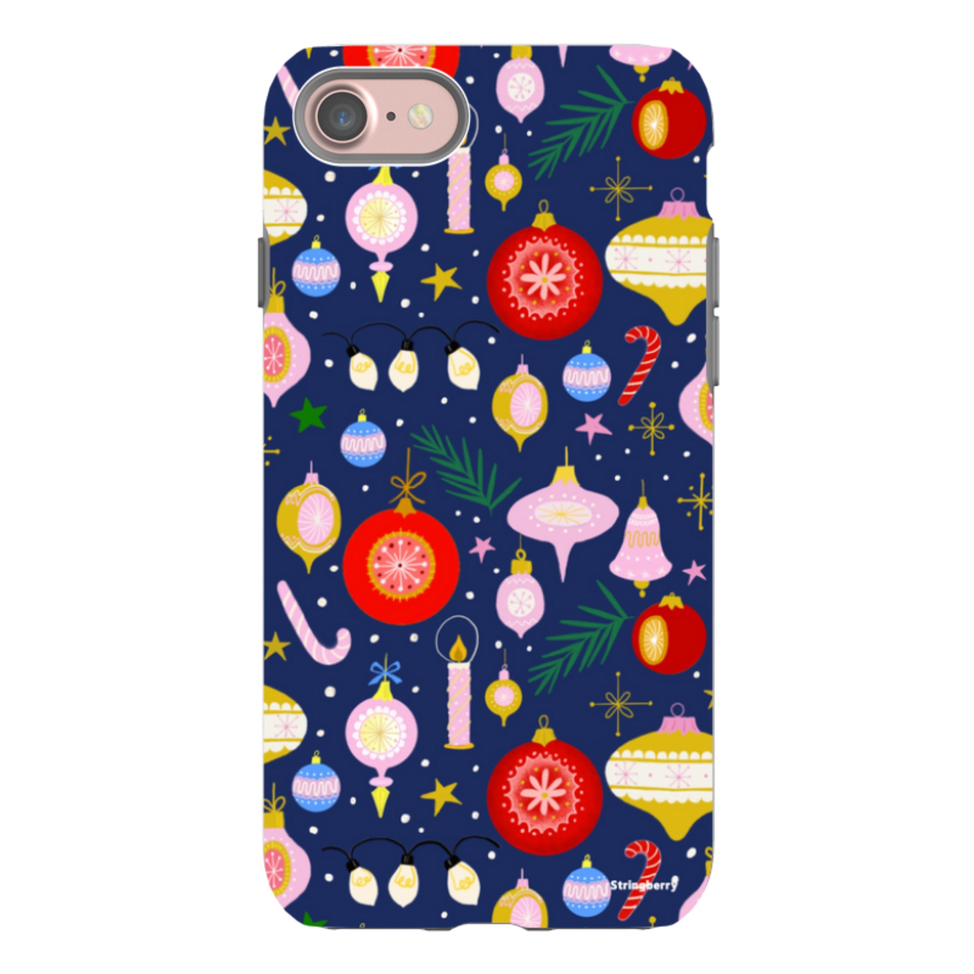 iPhone Tough Case - Xmas Pattern II By Bex Parkin
