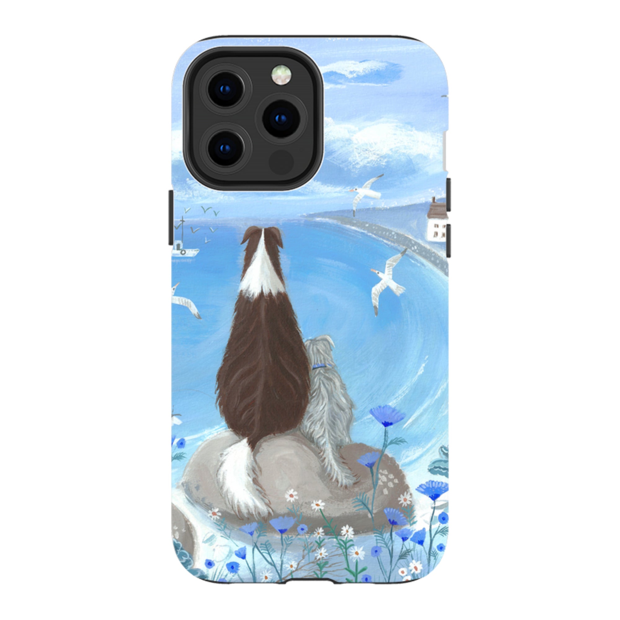 iPhone MagSafe Tough Case - Beach Dog By Mary Stubberfield