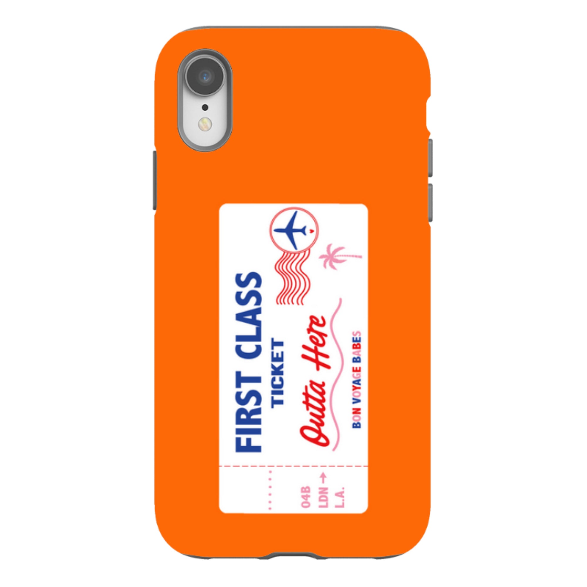iPhone Tough Case - First Class Orange