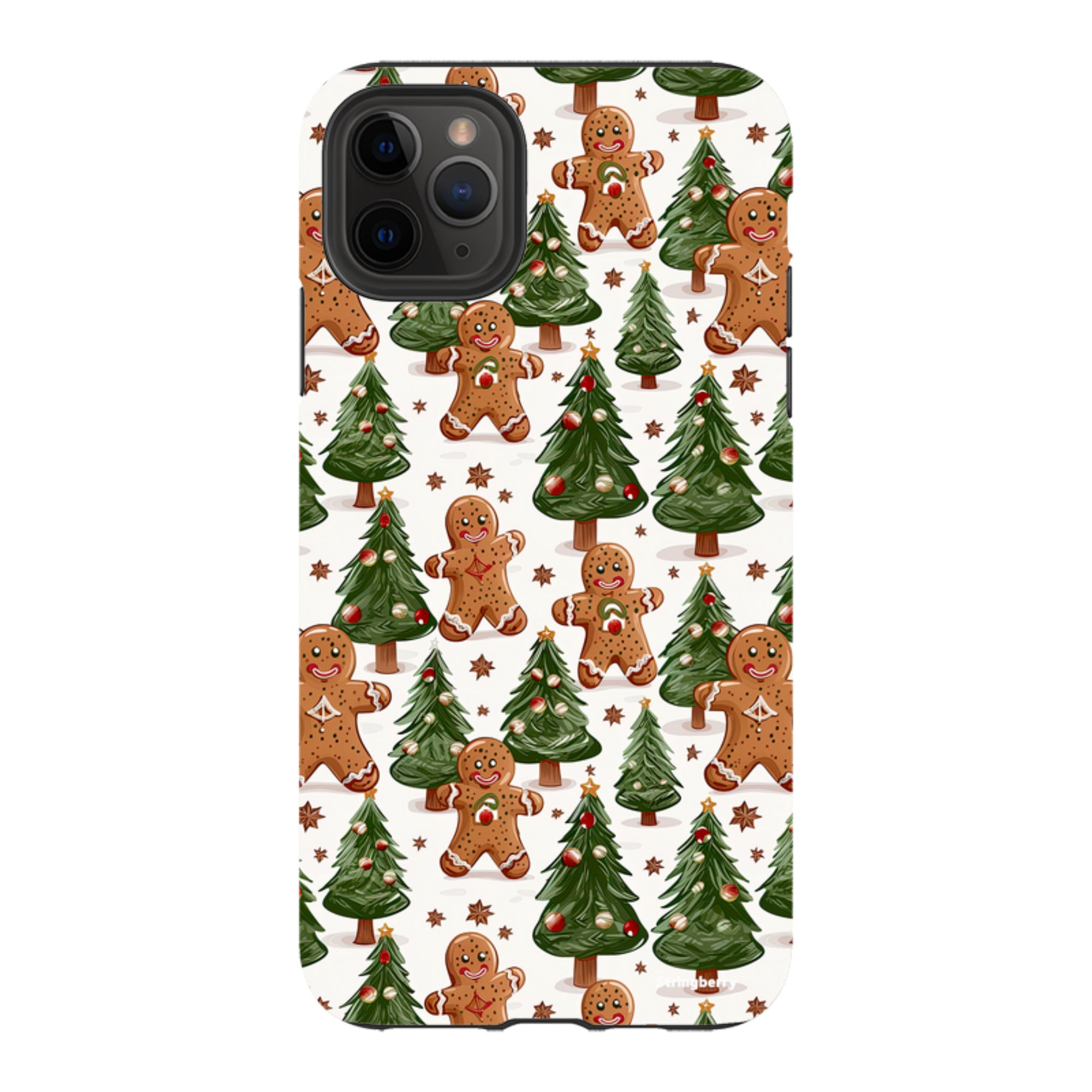 iPhone Tough Case - Ginger Bread Xmas III