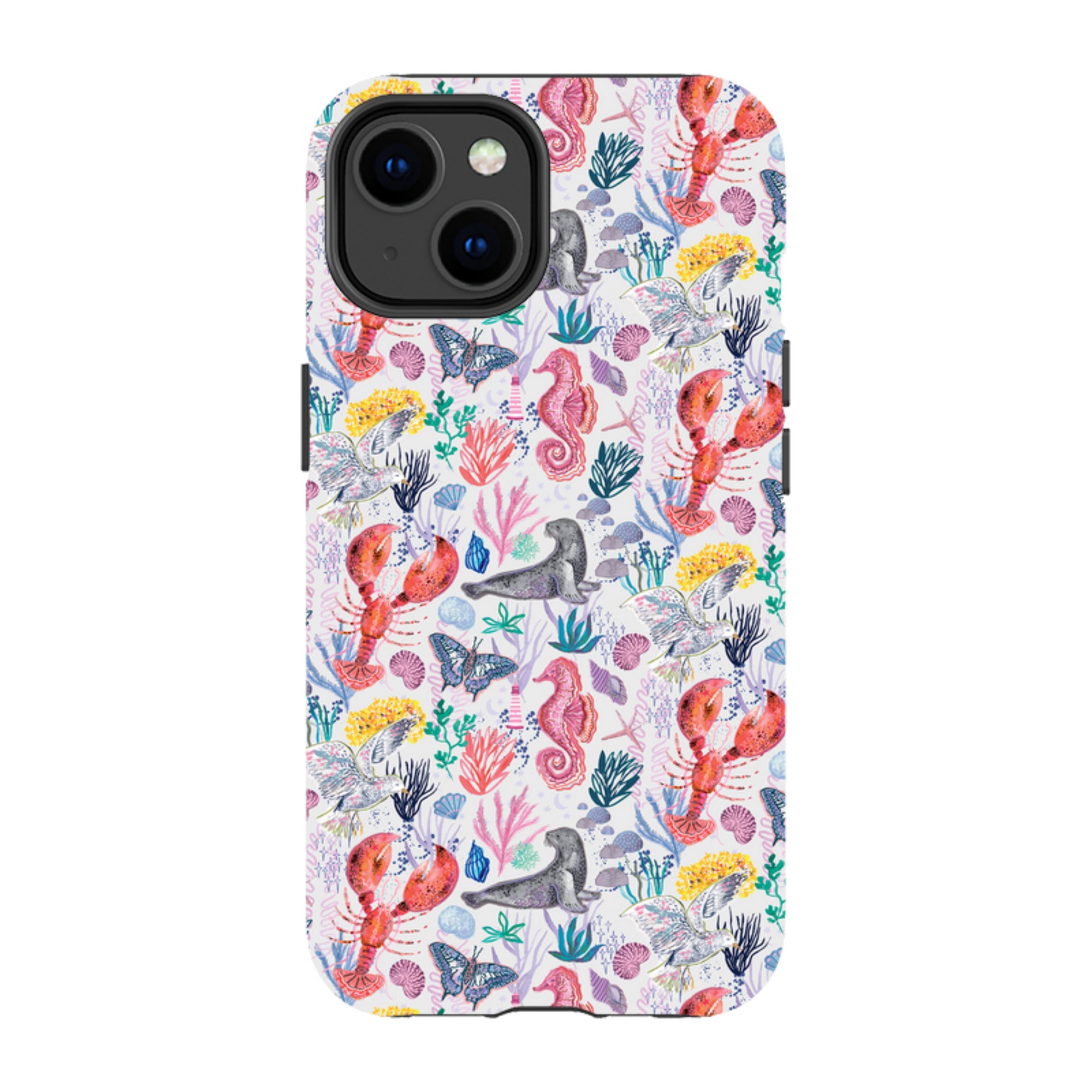 iPhone MagSafe Tough Case - Coastline Pattern D By Emma Frances Grant