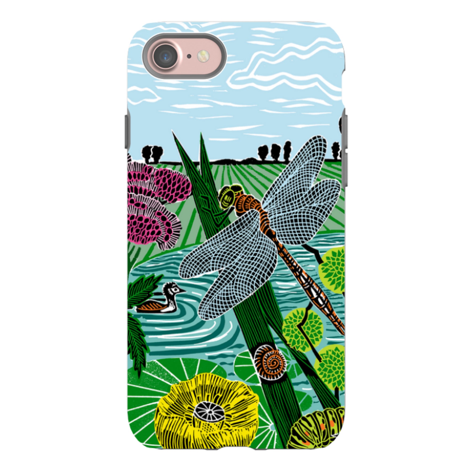 iPhone Tough Case - Pond By Kate Heiss