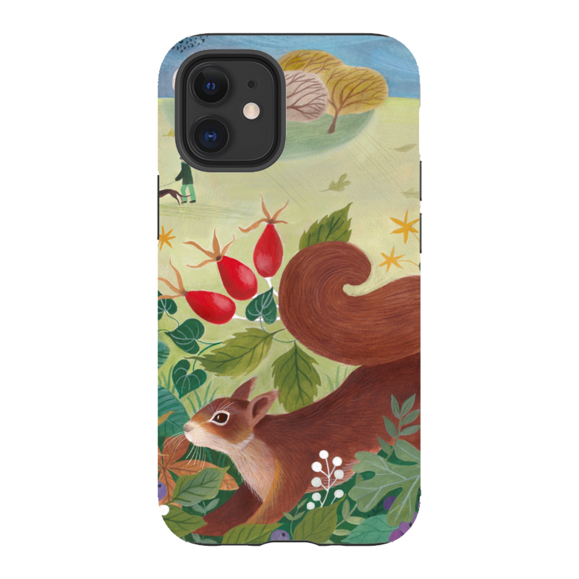 iPhone Tough Case - Autumn Squirrel By Bex Parkin