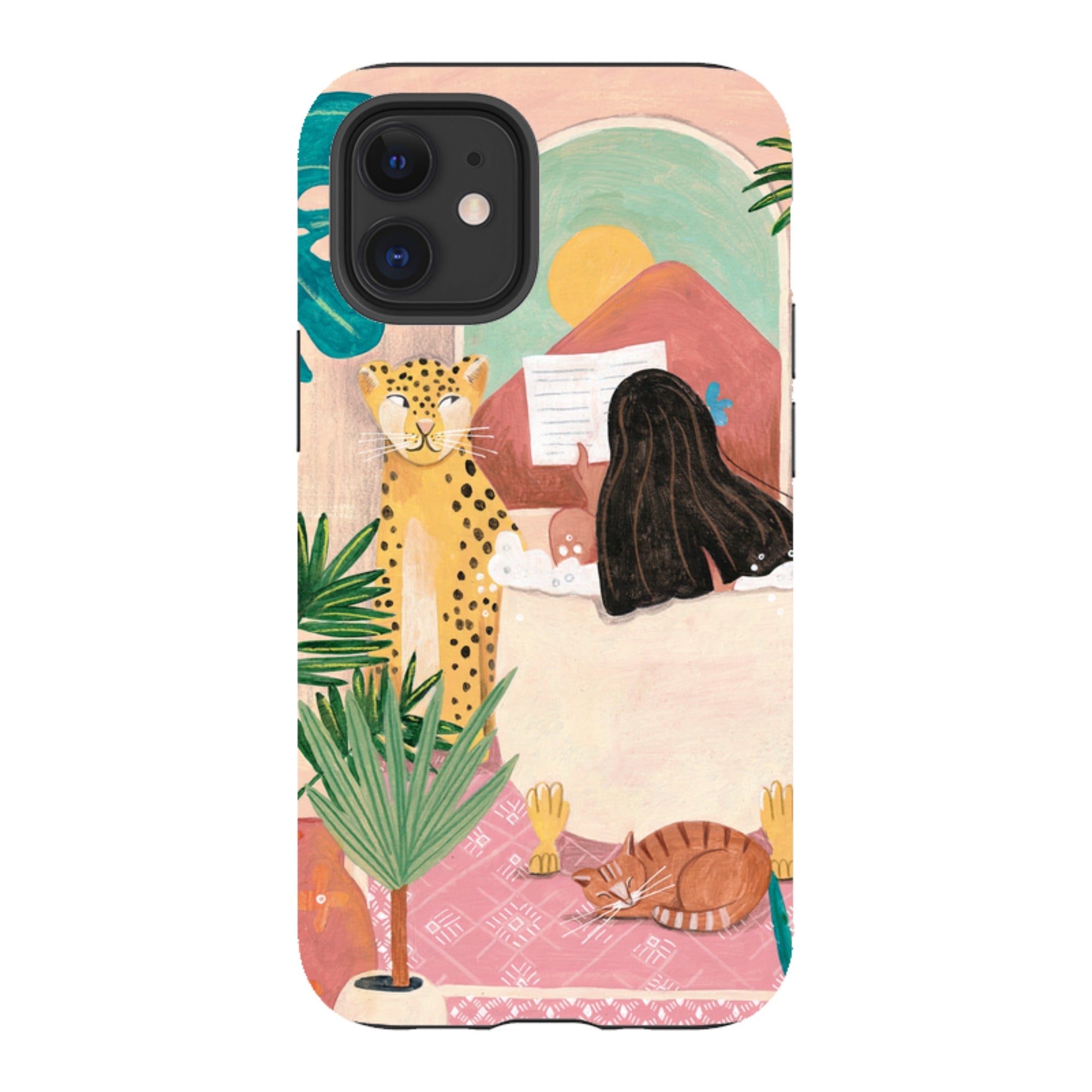 iPhone Tough Case - Bath Time By Caroline Bonne Muller