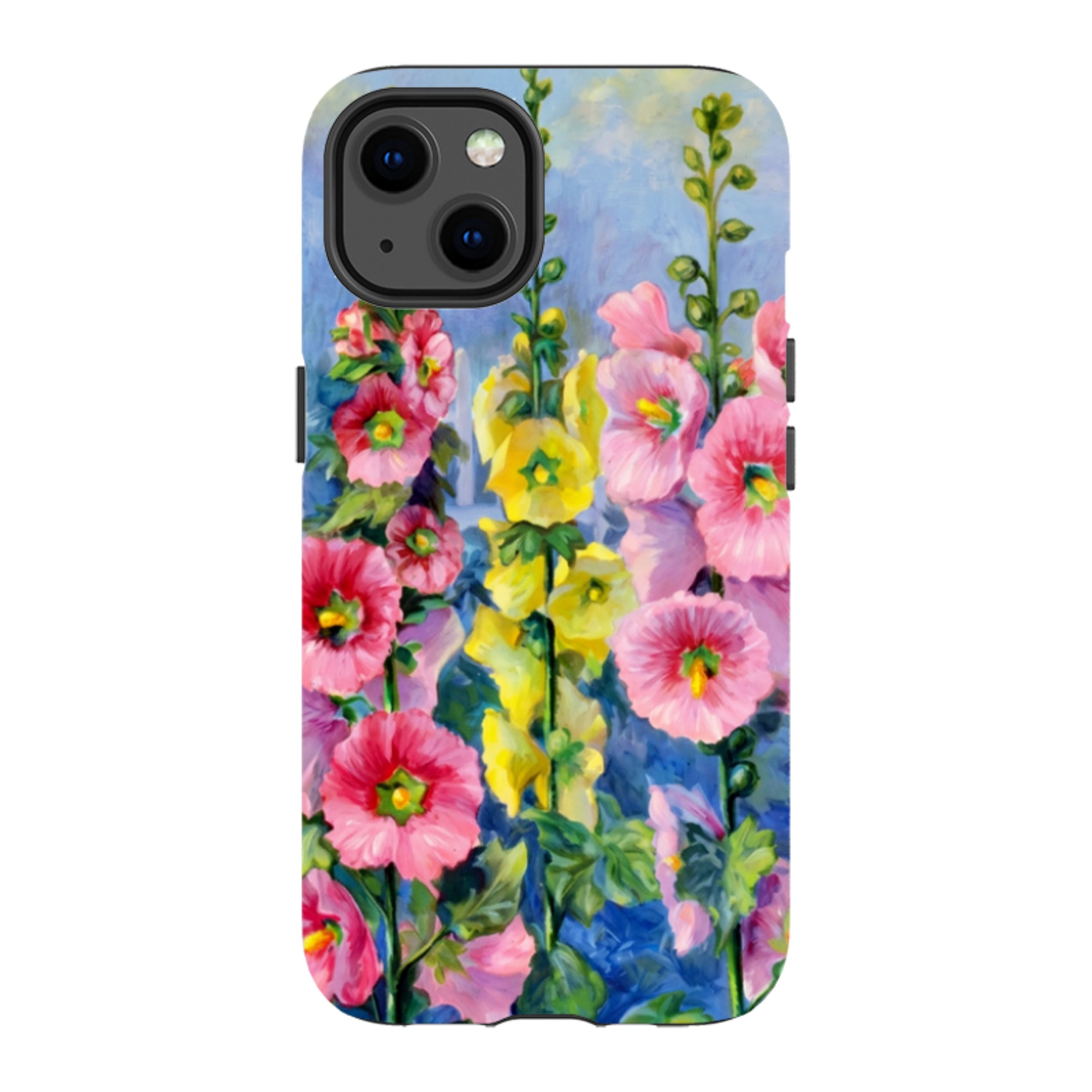 iPhone MagSafe Tough Case - Hollyhock Garden