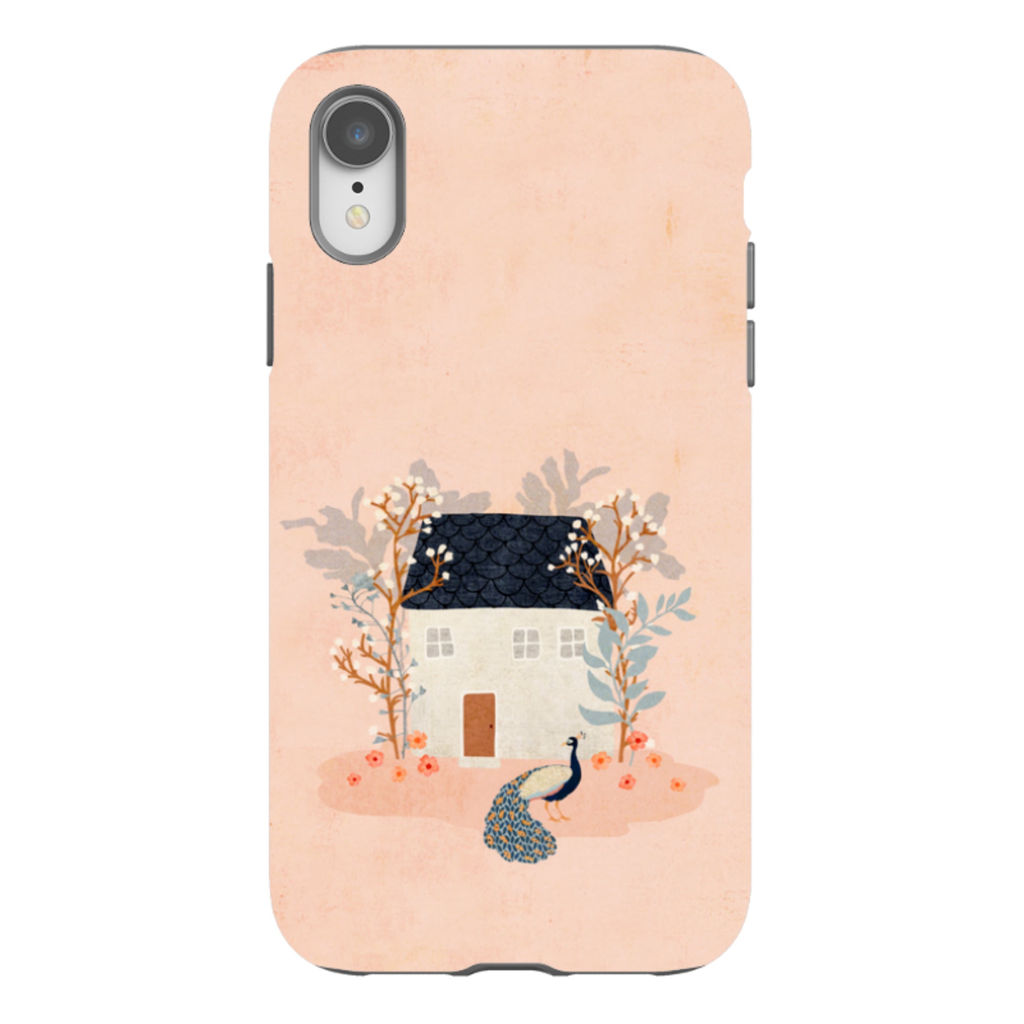 iPhone Tough Case - Home Pink By Katherine Quinn