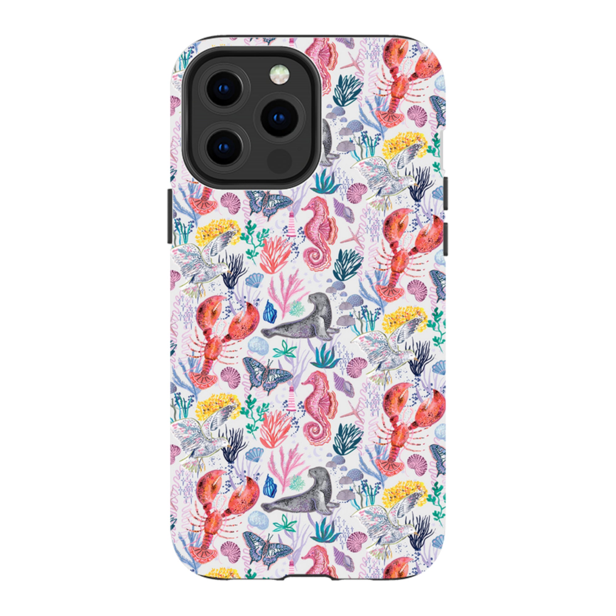 iPhone Case - Coastline Pattern-D By Emma Frances Grant