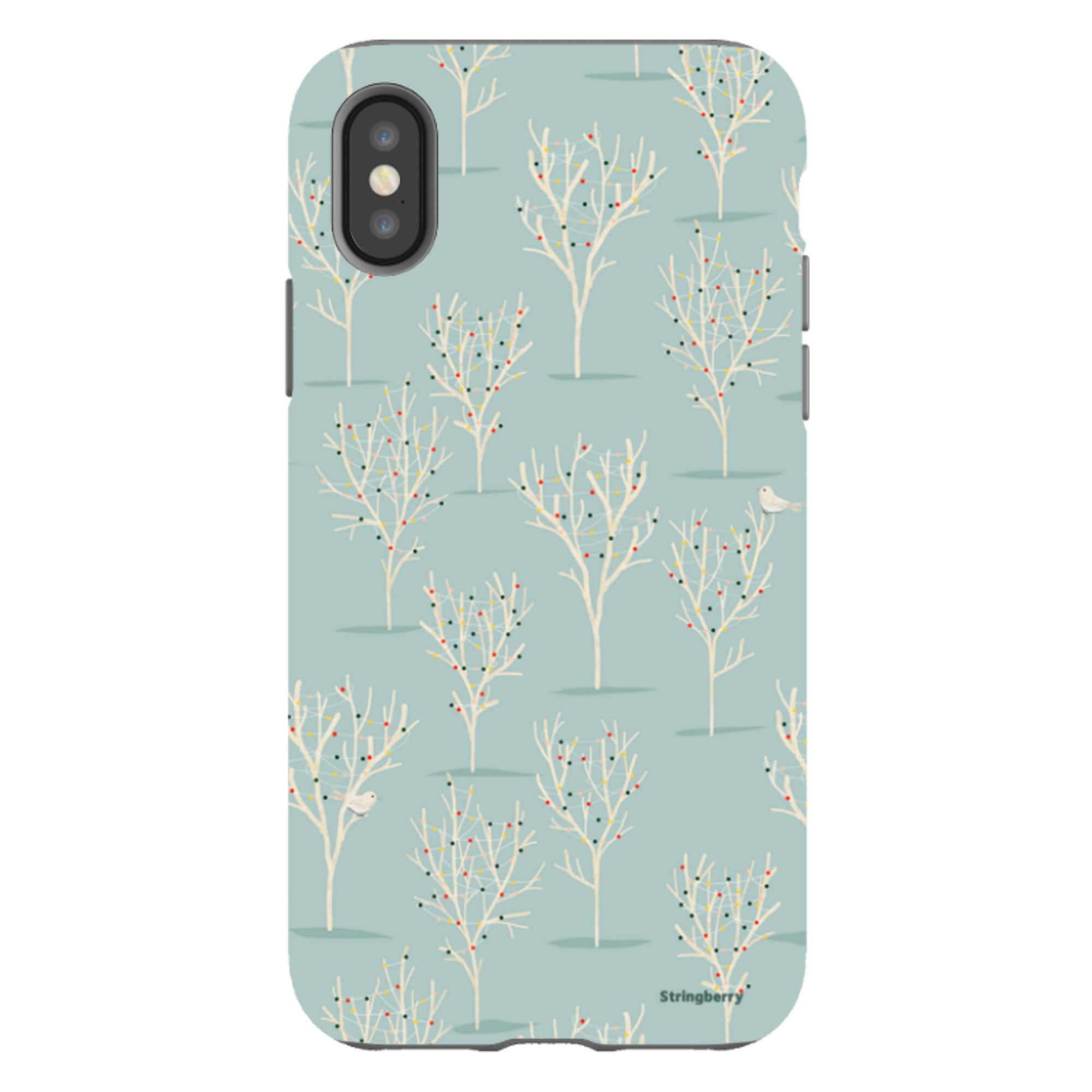 iPhone Tough Case - Winter Forest By Katherine Quinn