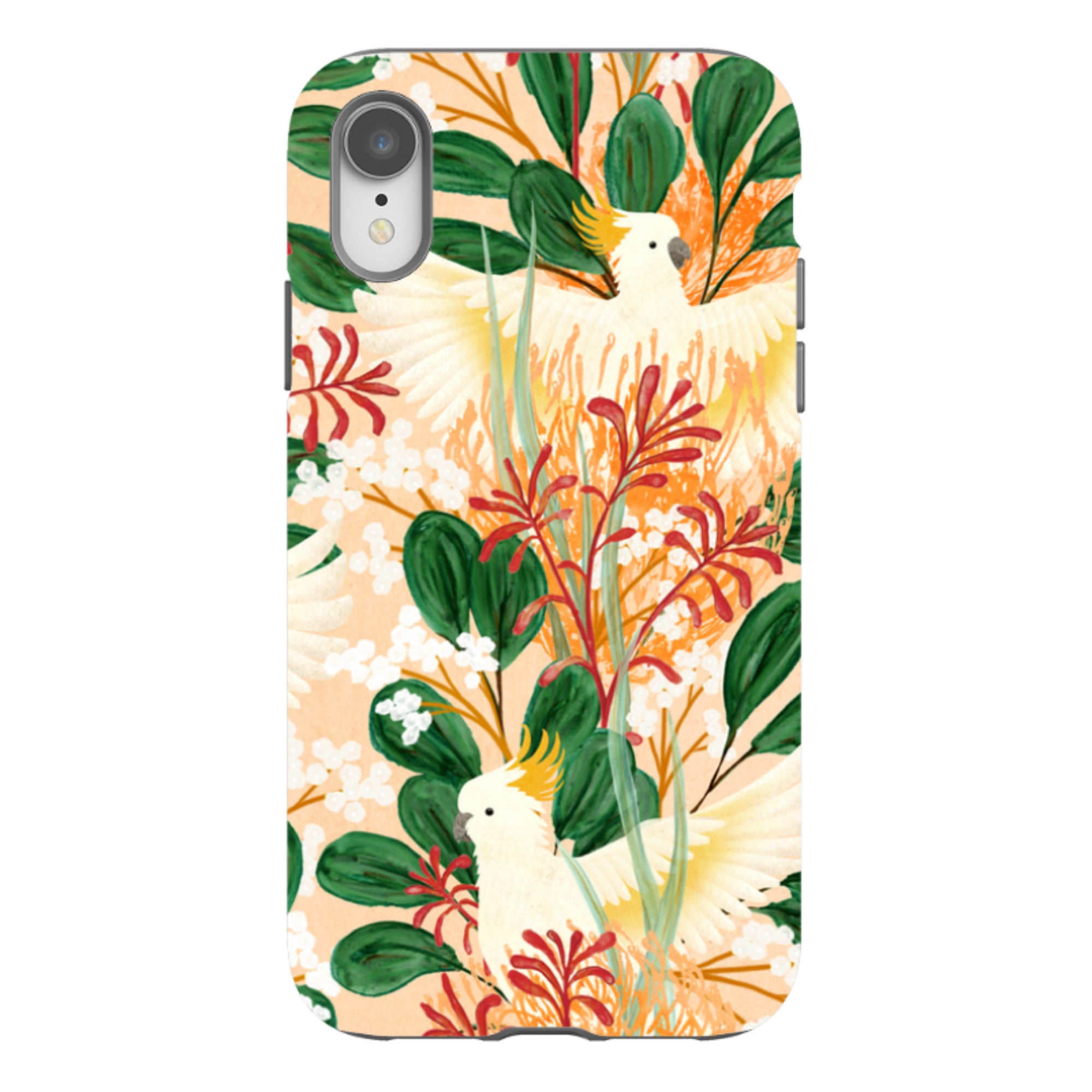 iPhone Tough Case - Cockatoo By Katherine Quinn