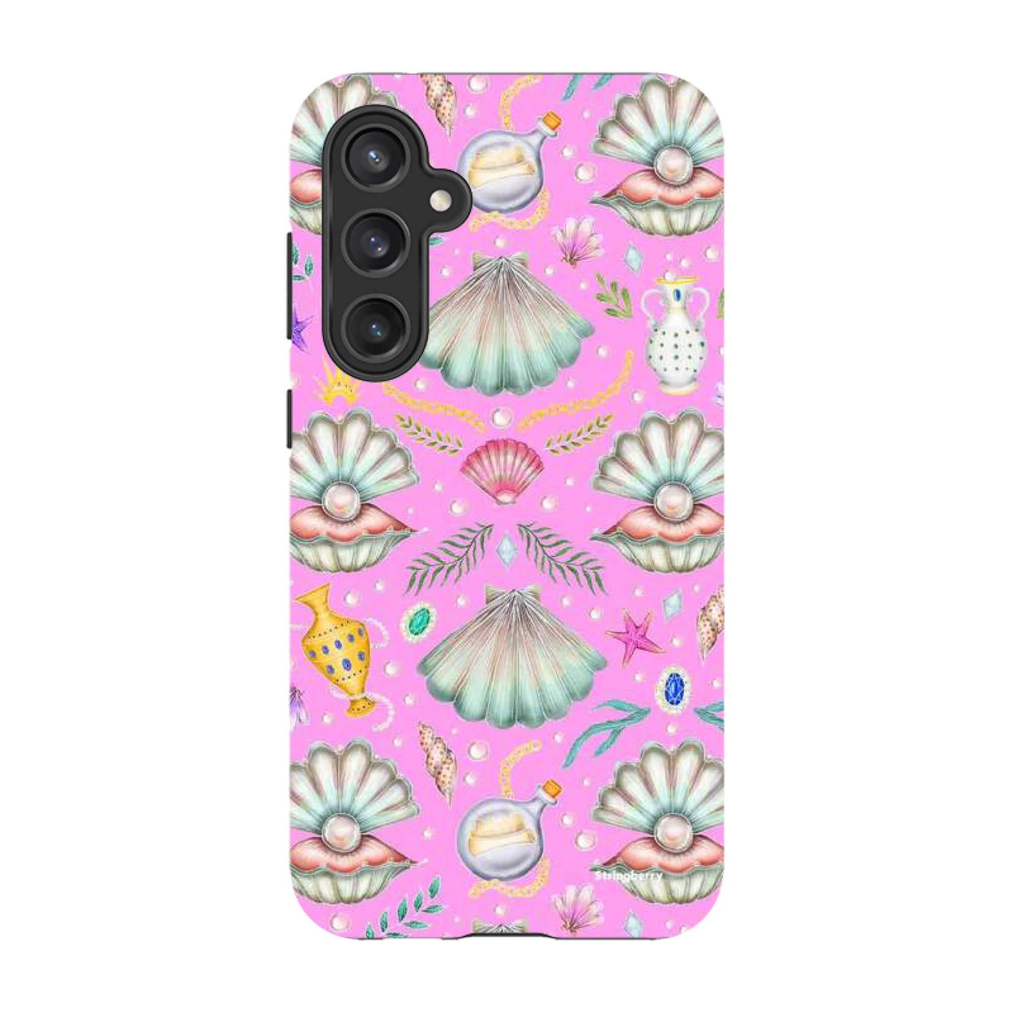 Samsung Tough Case - Pearl's Fantasy Candy Pink By Catherine Rowe
