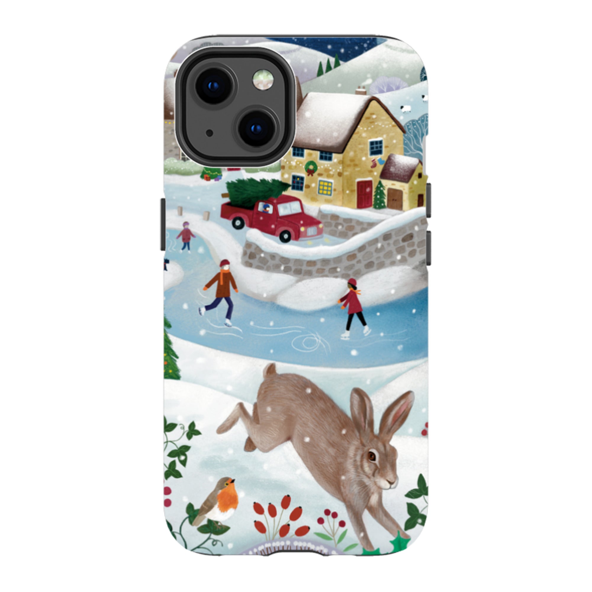 iPhone Tough Case - Advent Rabbit By Bex Parkin