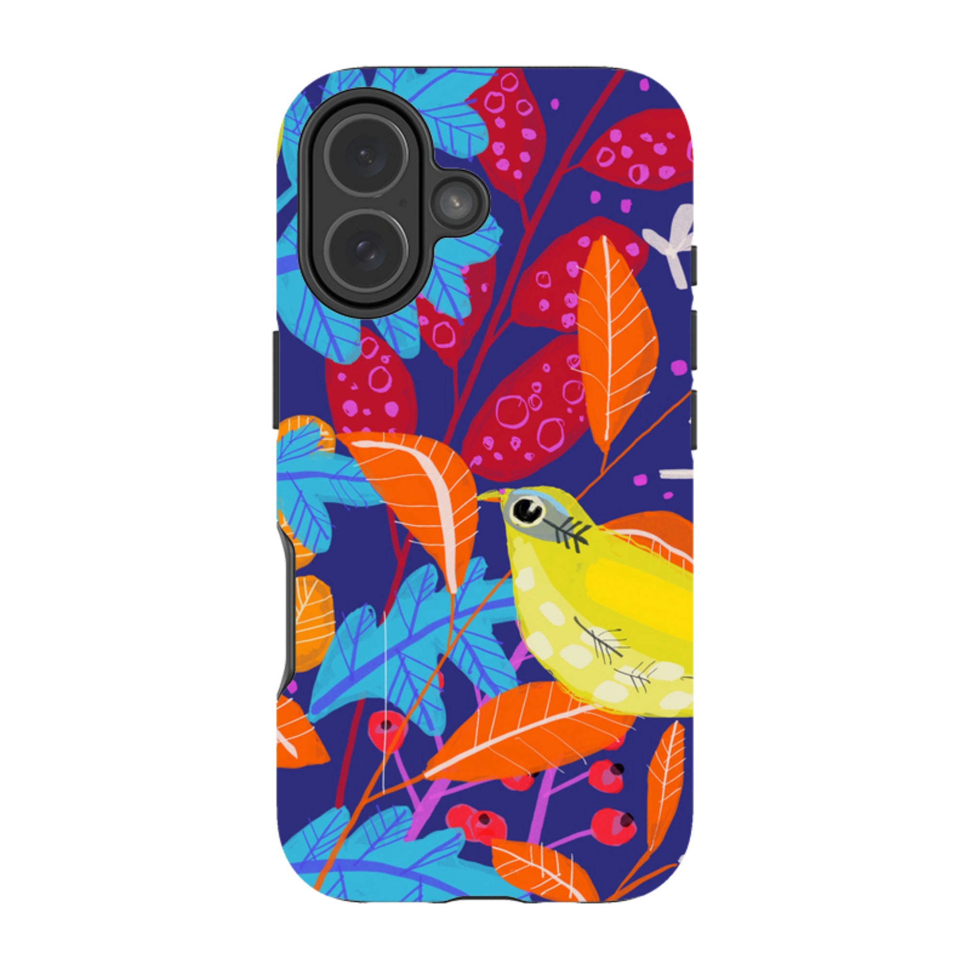 iPhone Tough Case - Yellow Bird By Claire West