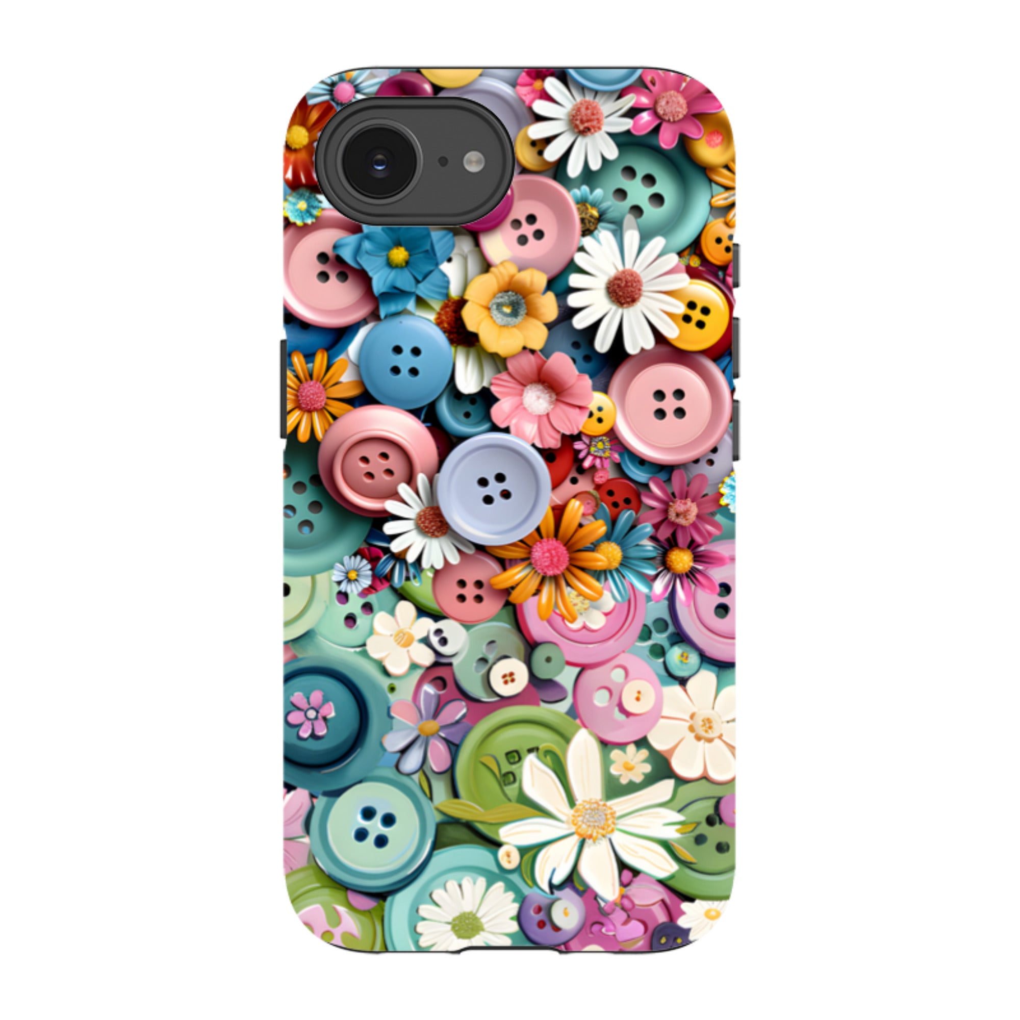 iPhone Case - Floral Buttons