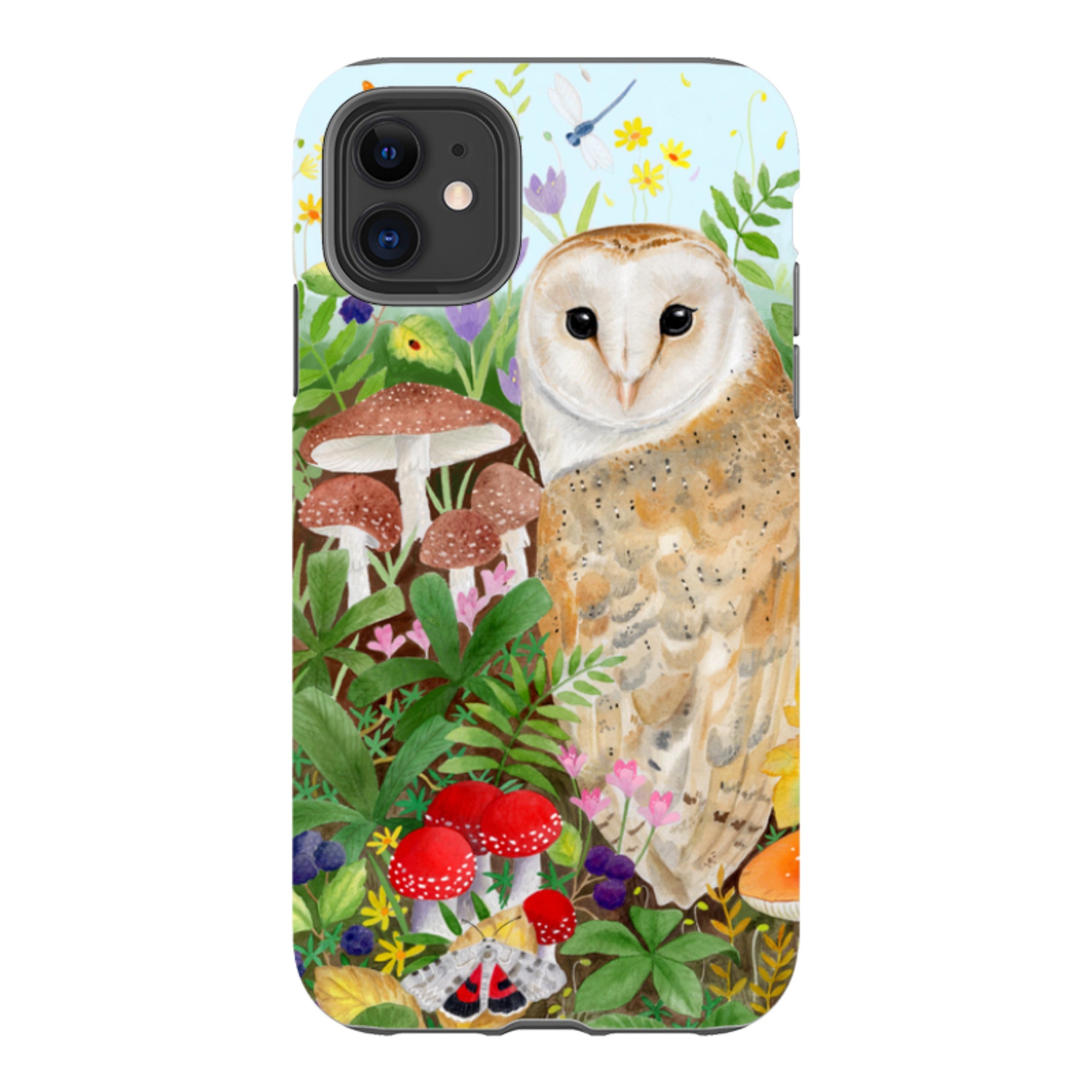 iPhone Tough Case - Owl Garden By Bex Parkin
