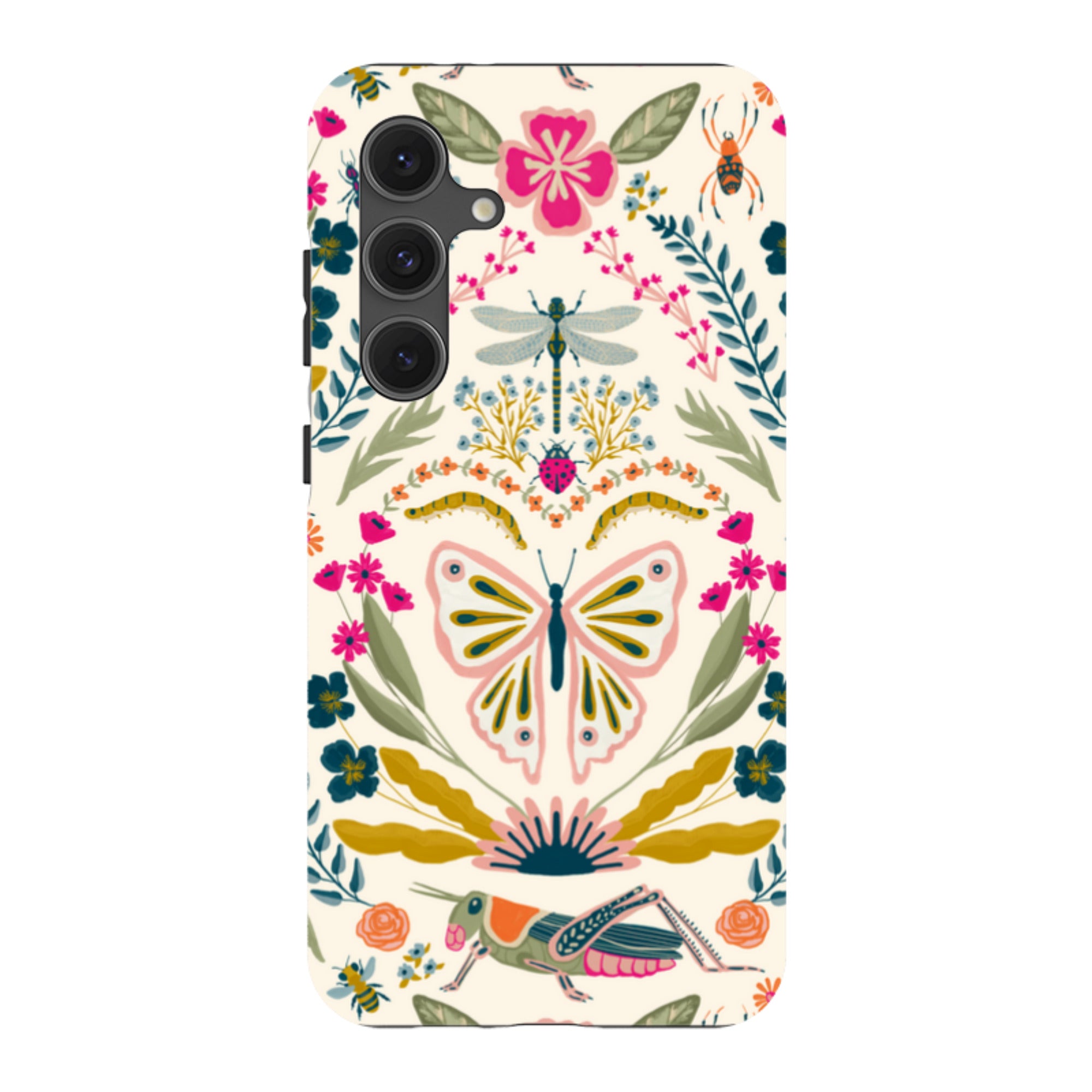 Samsung Tough Case - Butterfly Floral By Abby Jacobs