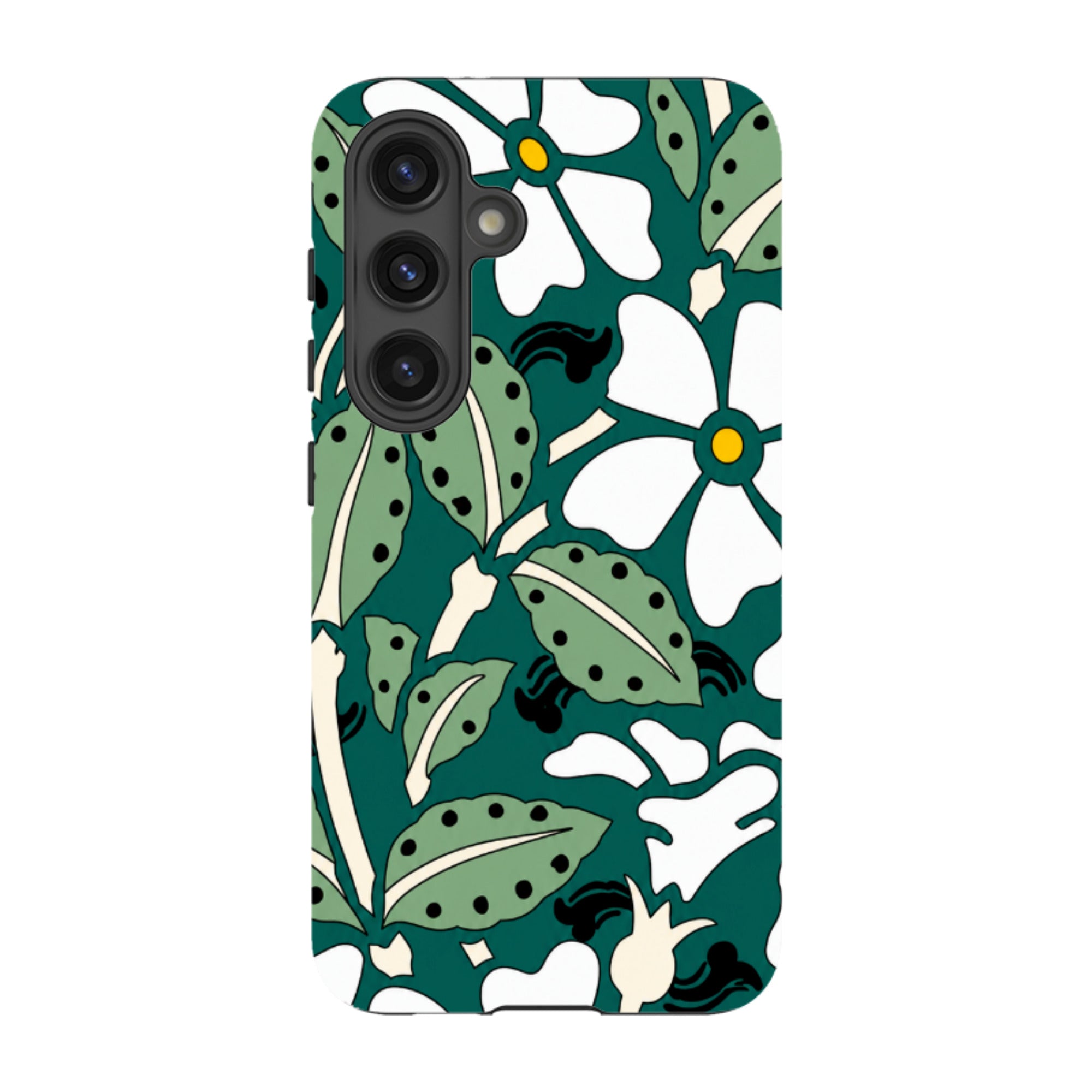 Samsung Tough Case - Vintage Woodblock Print