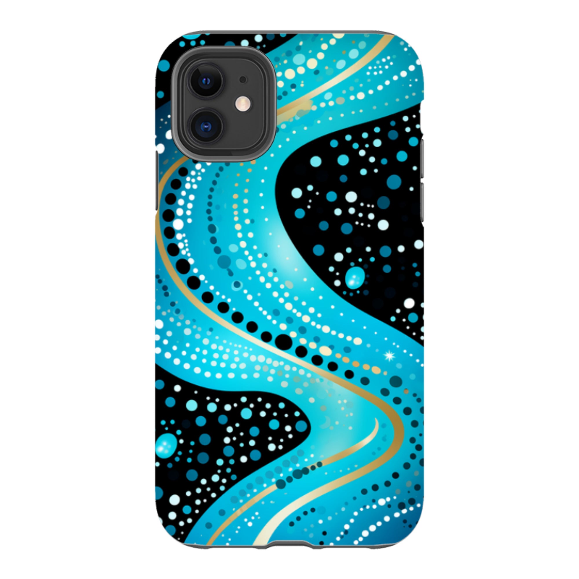 iPhone Tough Case -Blue Wave
