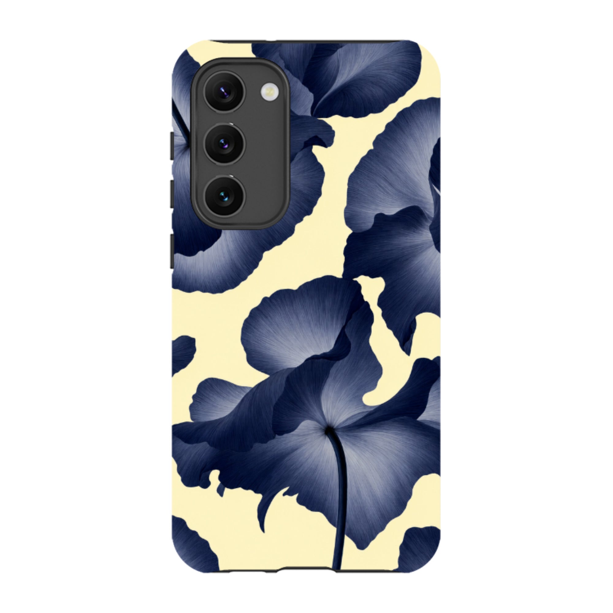 Samsung Tough Case - Navy Blue Poppy