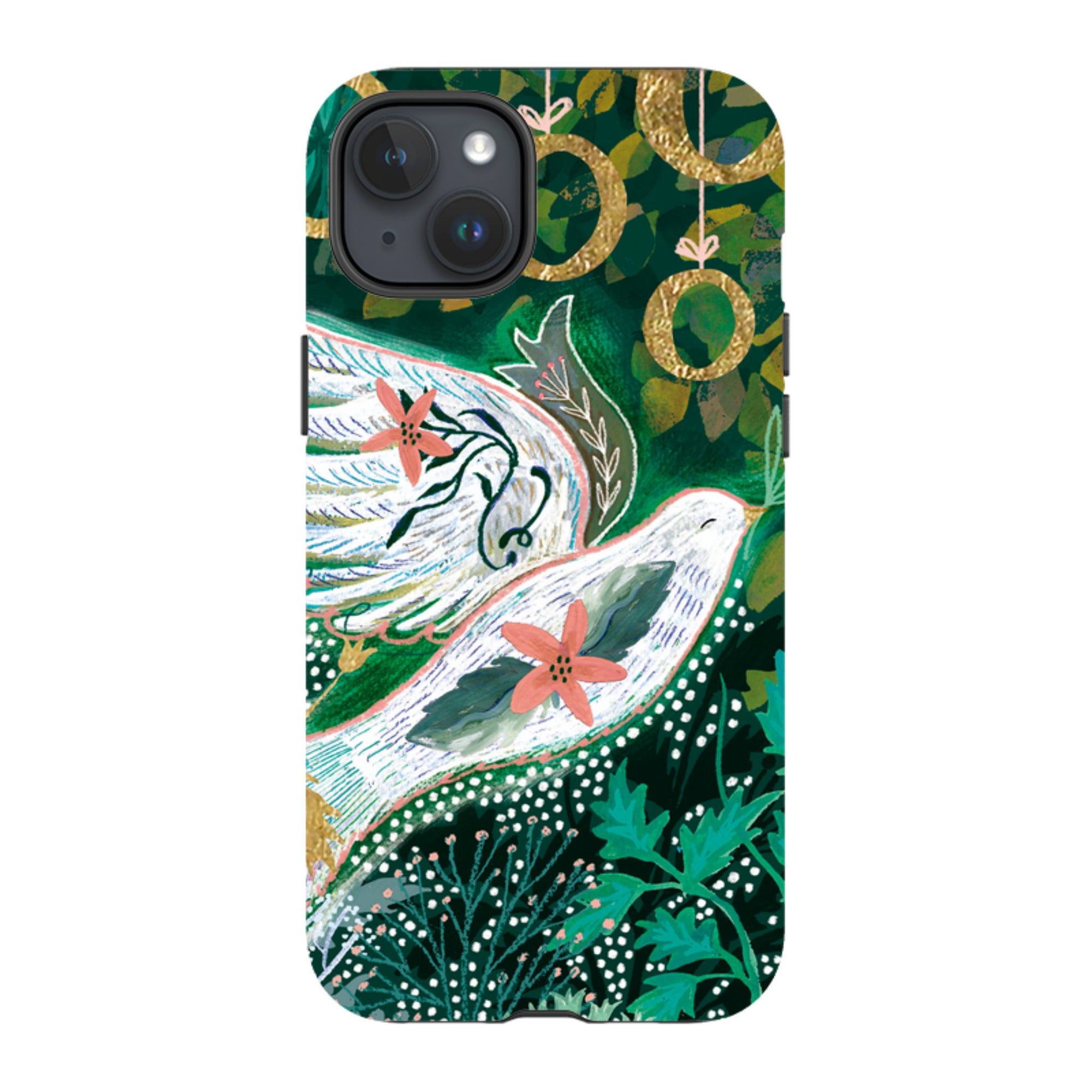 iPhone Tough Case - Gold Rings By Emma Frances Grant