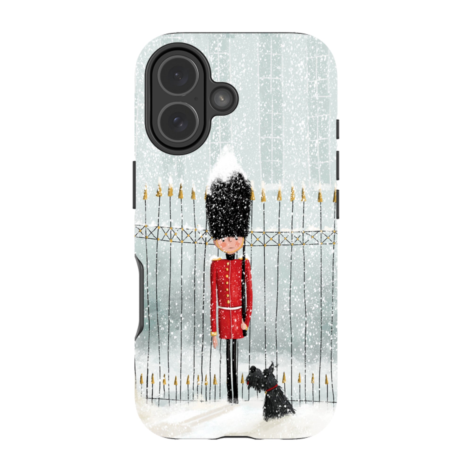 iPhone Tough Case - London In Snow By Maja Lindberg