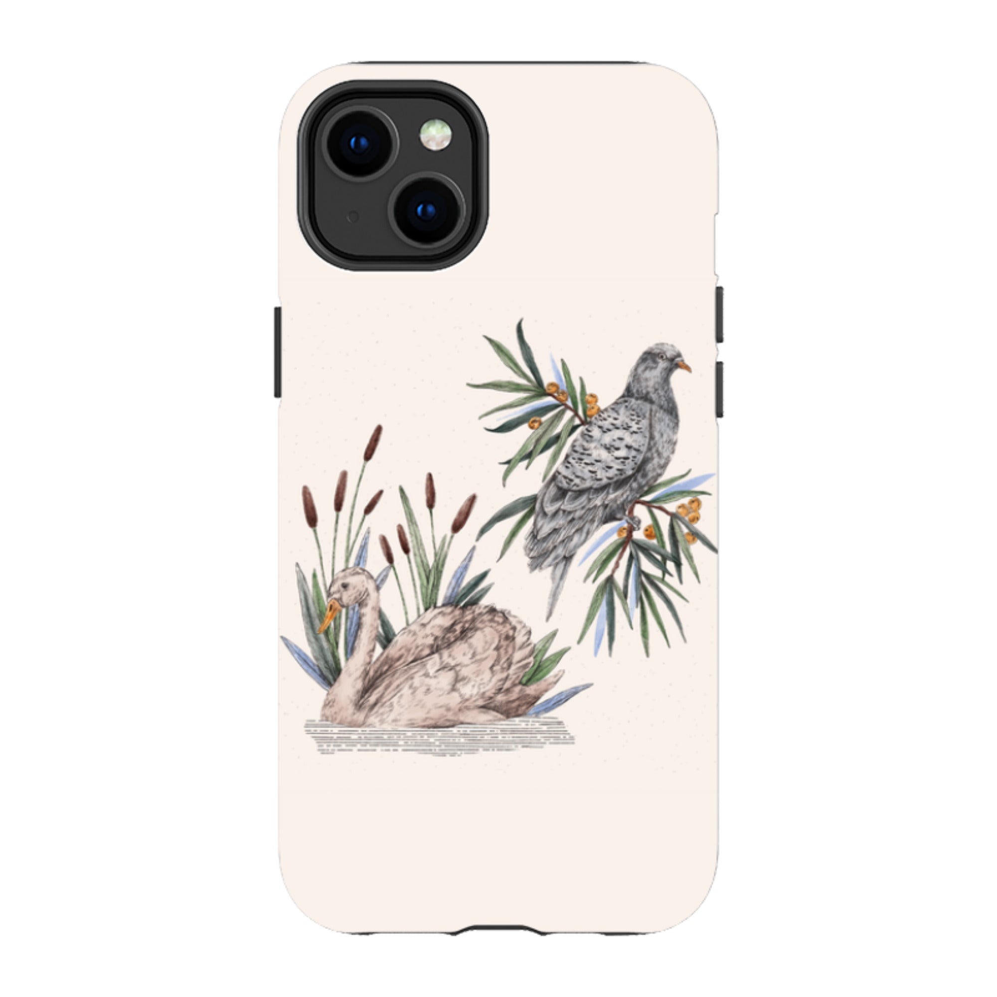 iPhone MagSafe Tough Case -  Swan Pigeon By Jade Mosinski
