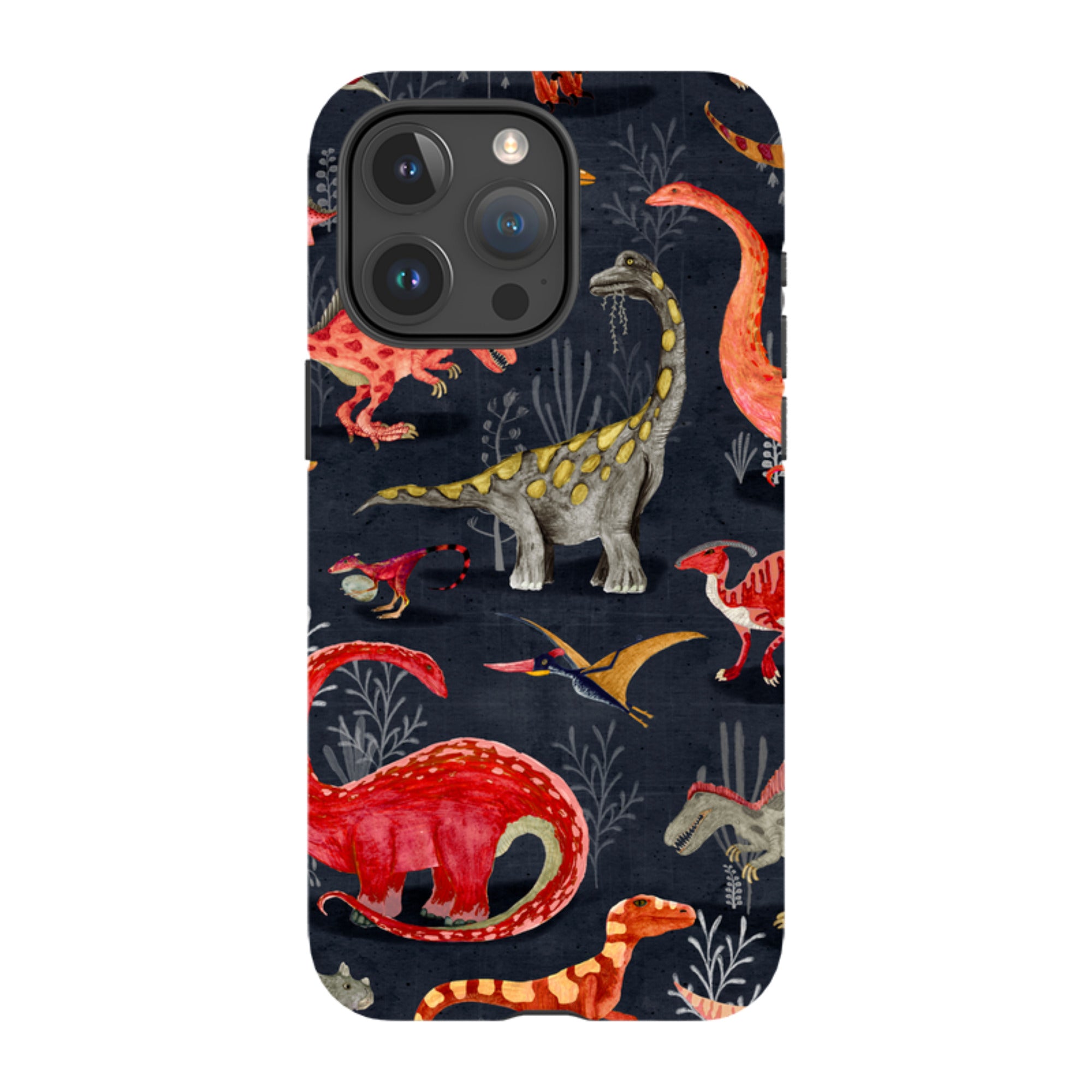 iPhone MagSafe Tough Case - Parisian Dinosaurs By Katherine Quinn