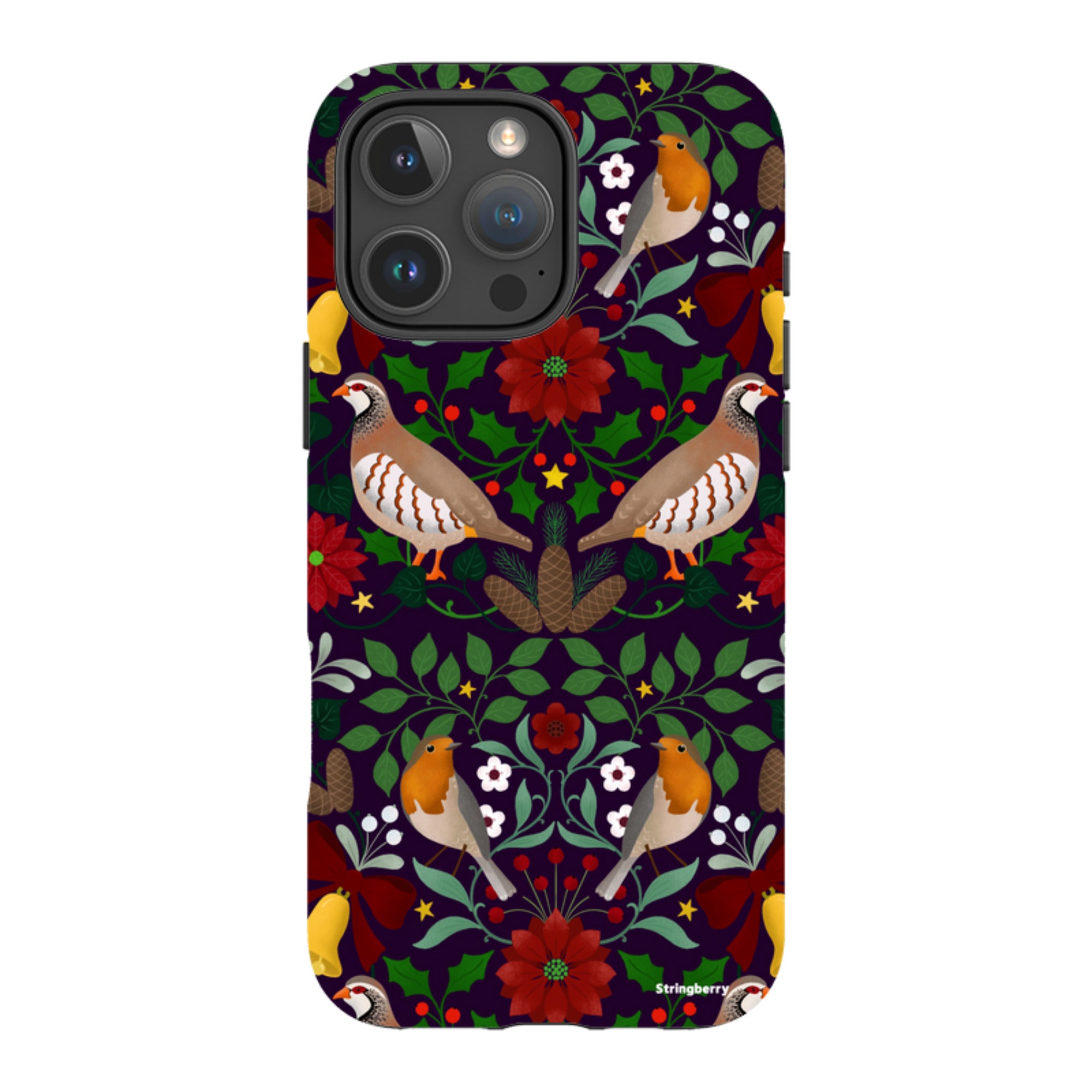 iPhone Tough Case - Xmas Pattern III By Bex Parkin