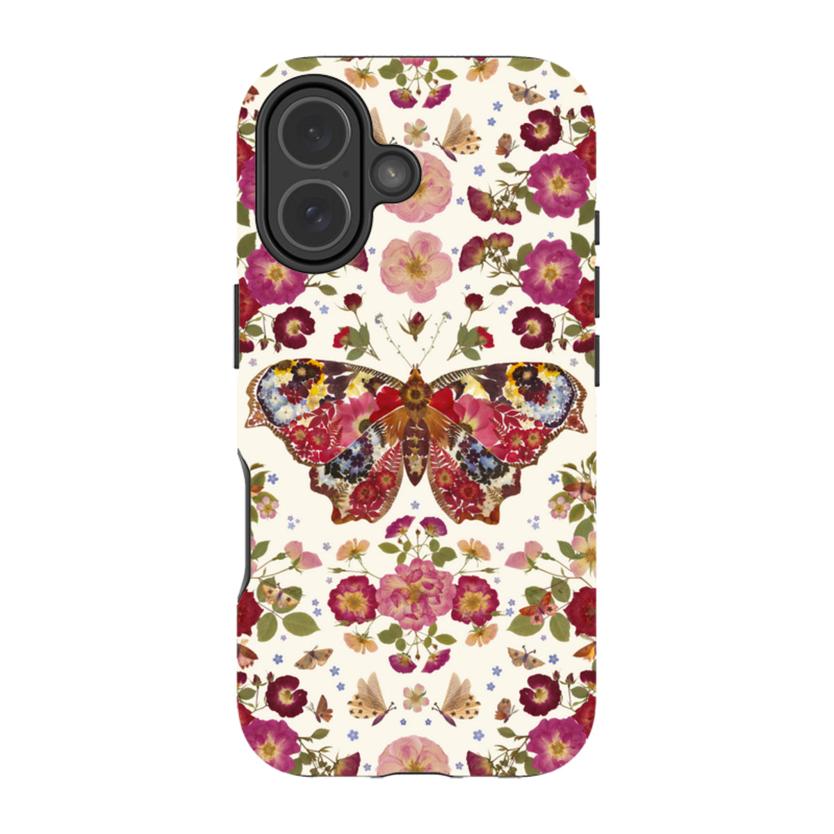 iPhone MagSafe Tough Case - Ivory Butterfly By Helen Ahpornsiri