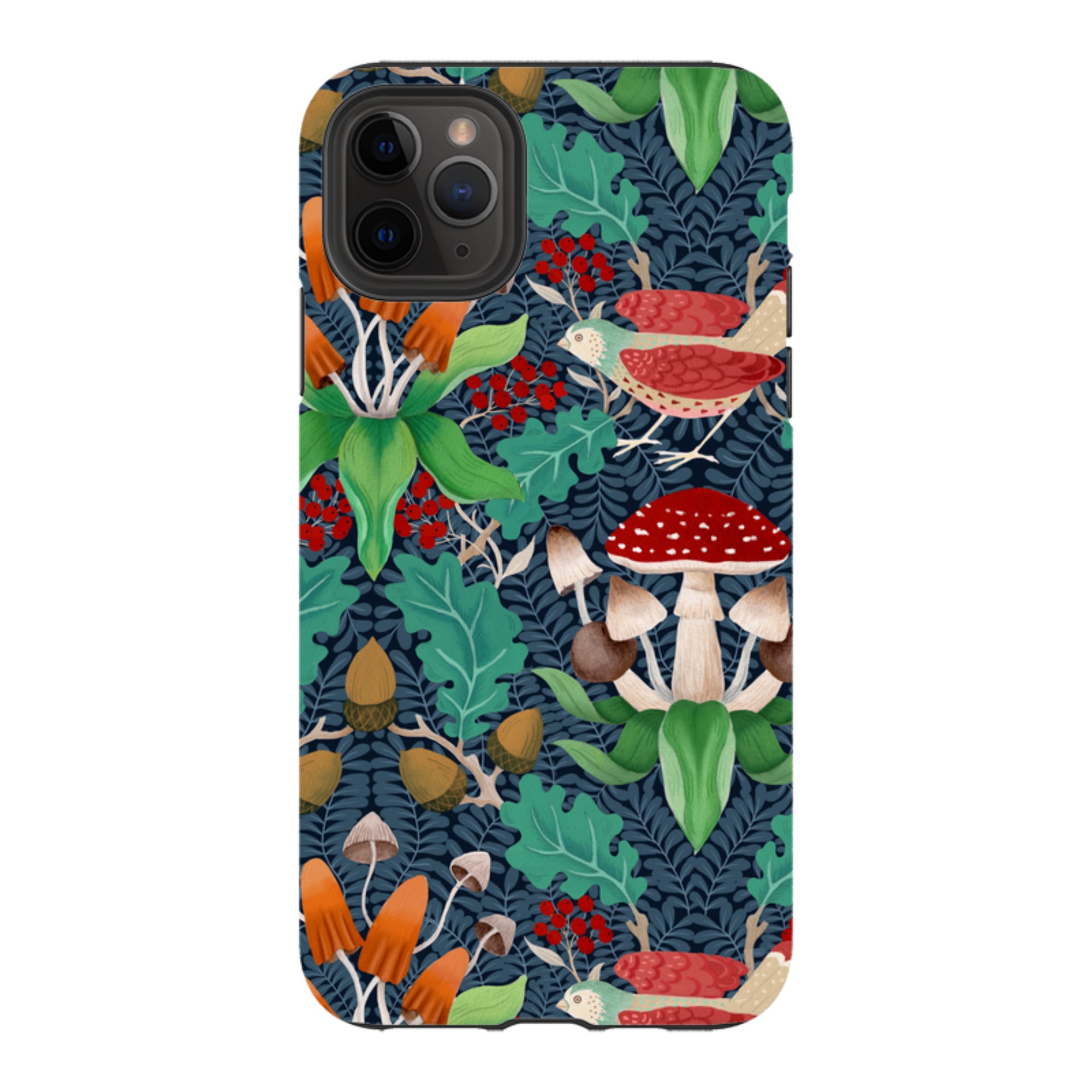iPhone Tough Case - Mushrooms By Bex Parkin