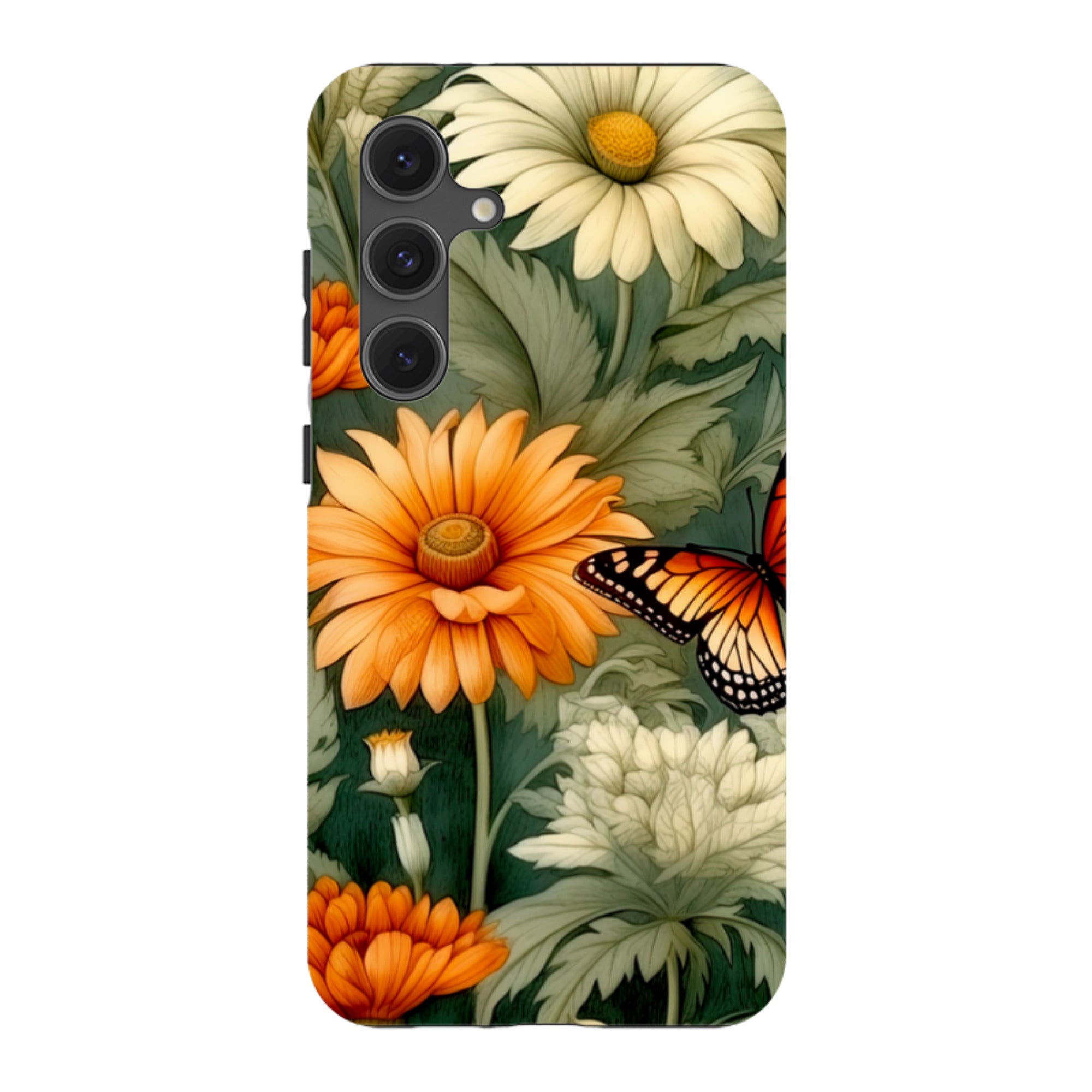 Samsung Tough Case - Butterfly Daisies IV