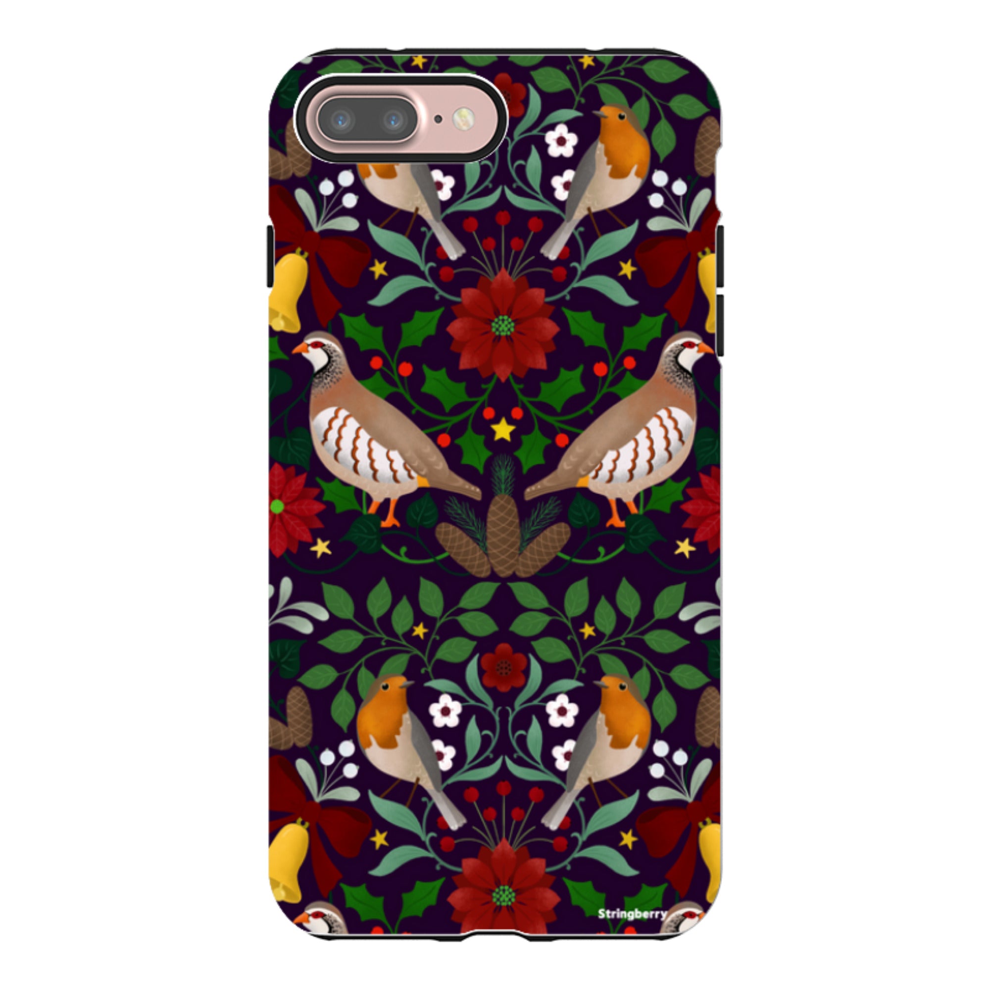 iPhone Tough Case - Xmas Pattern III By Bex Parkin