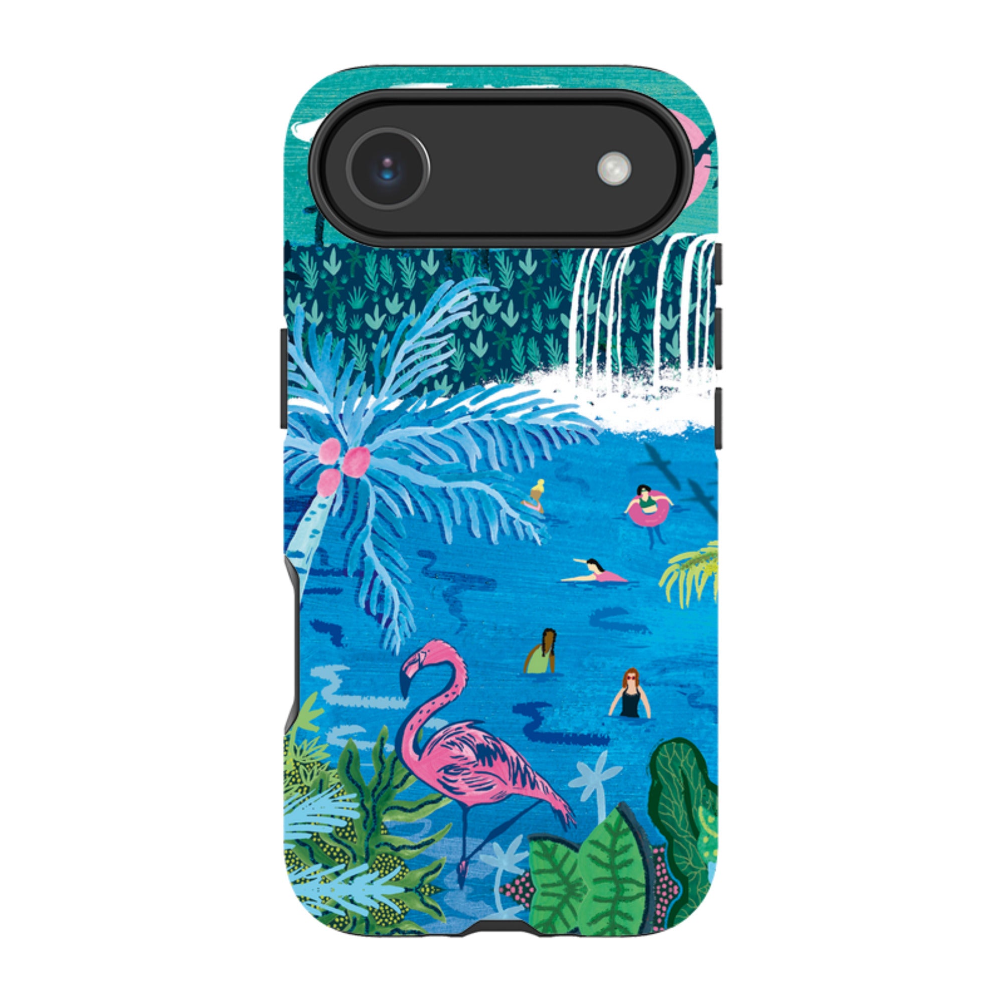 iPhone MagSafe Tough Case - Palm Pool By Emma Frances Grant