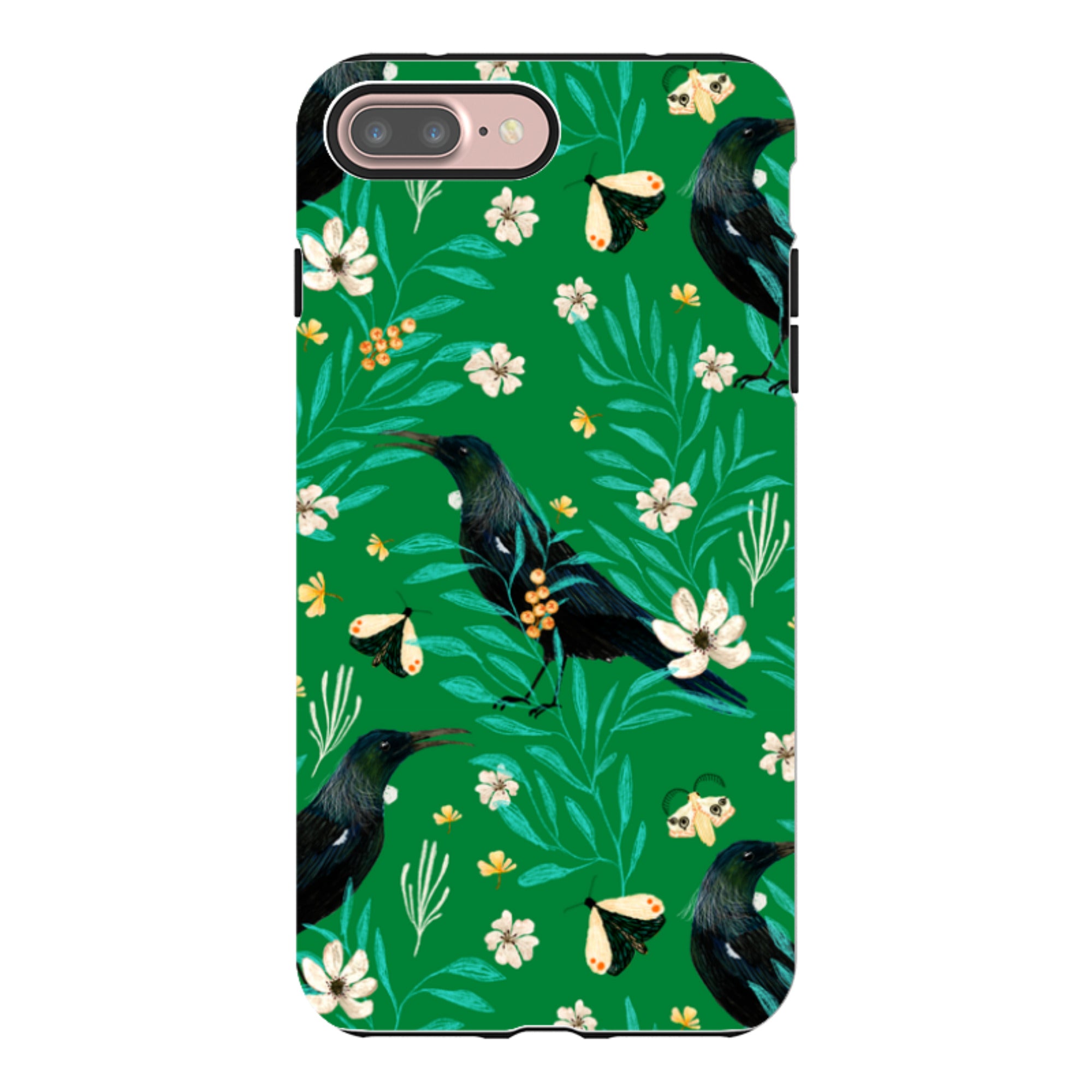 iPhone Tough Case - Tui Green By Katherine Quinn