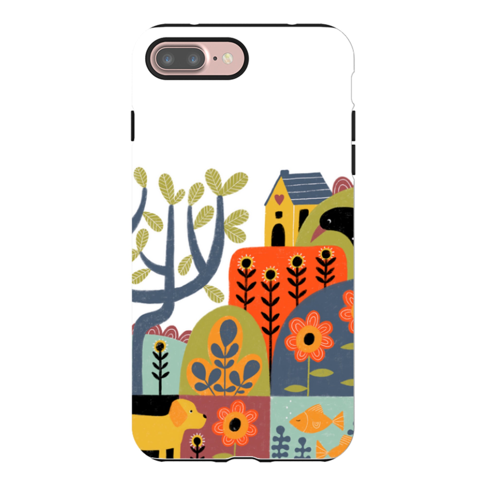 iPhone Tough Case - Folkscape By Suzy Taylor