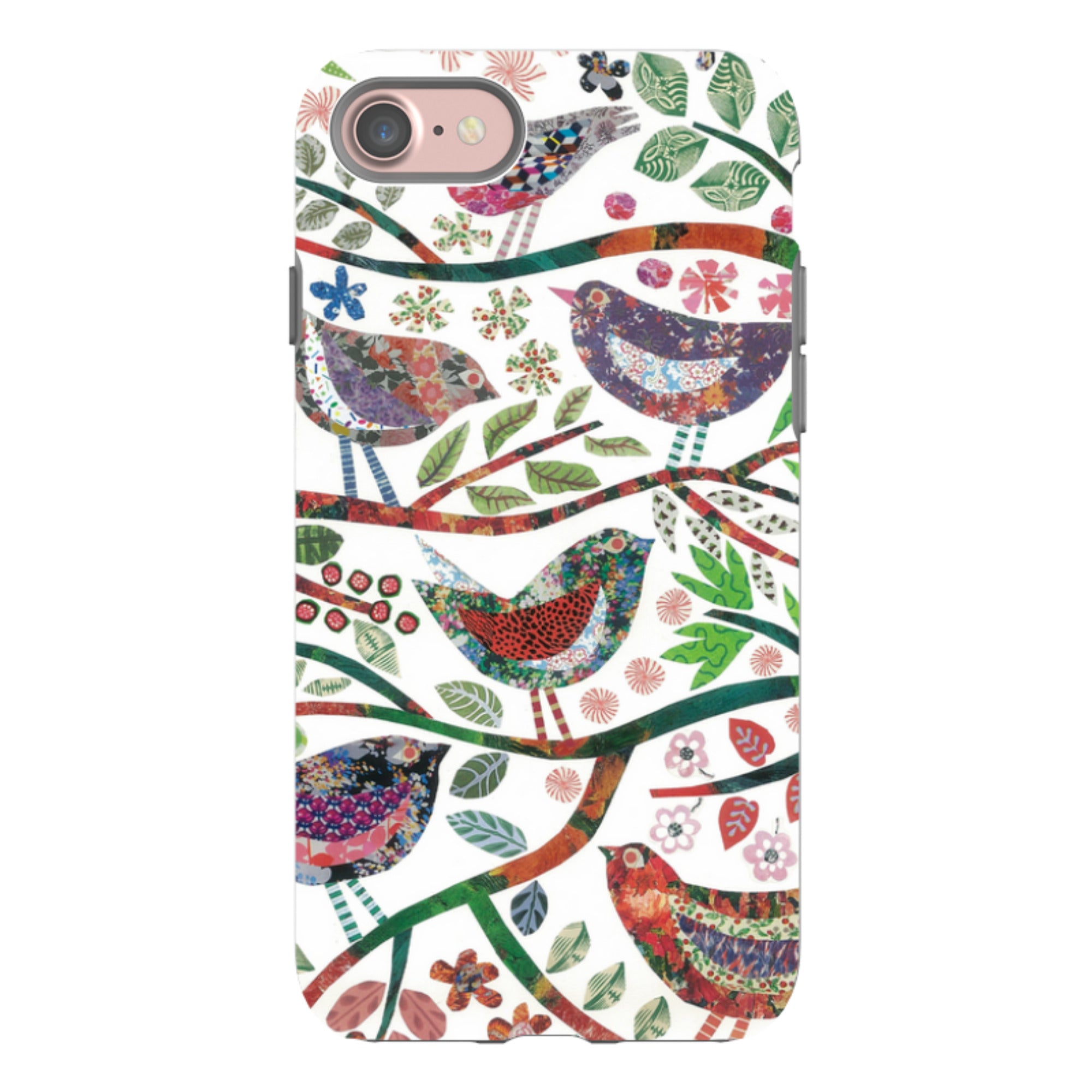 iPhone Tough Case - Vintage Birds By Jane Robbins