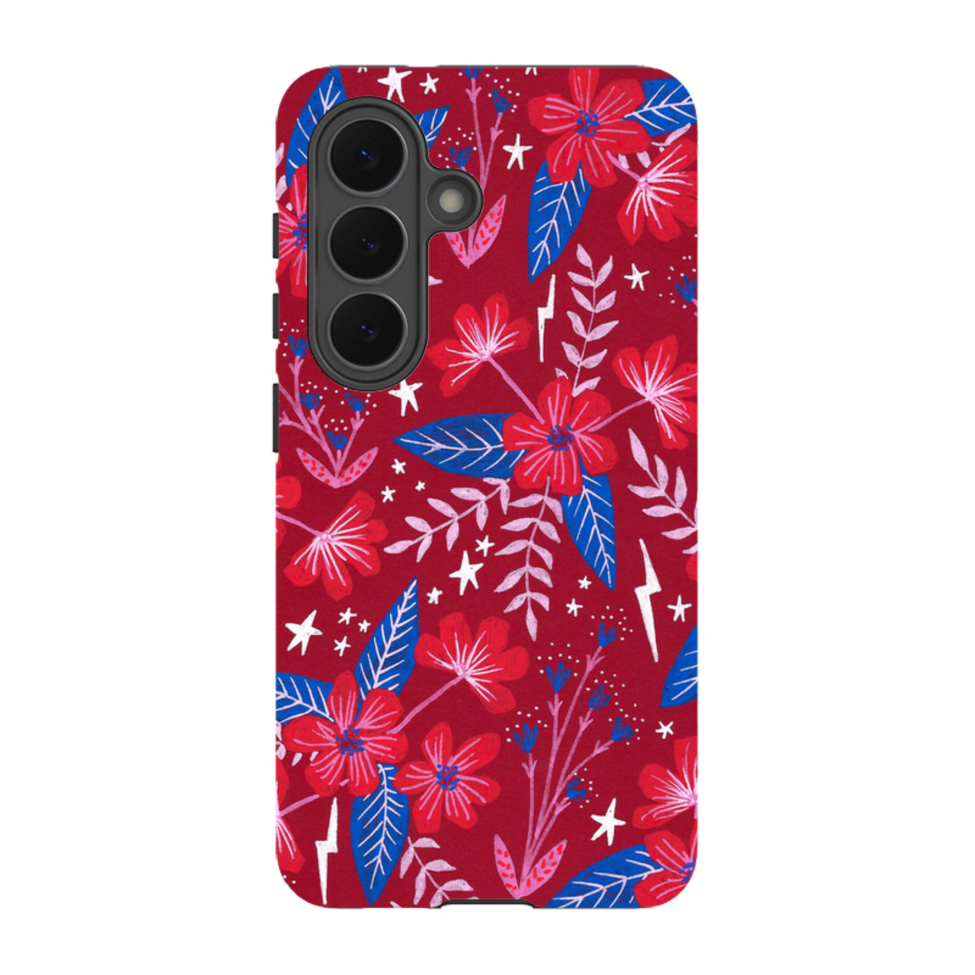 Samsung Tough Case - Red Moon Garden By Lee Foster Wilson