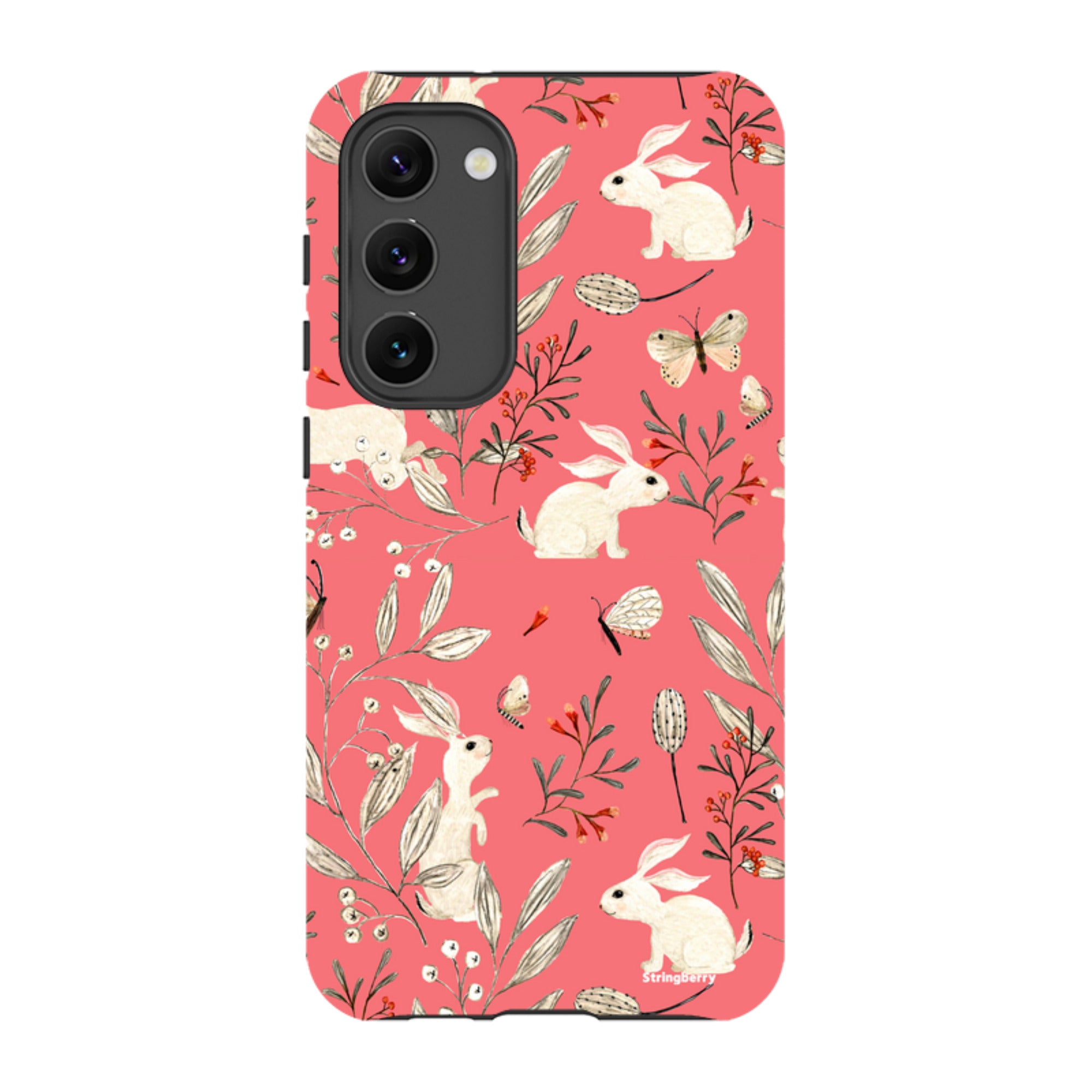 Samsung Tough Case - Bunnies Raspberries By Katherine Quinn